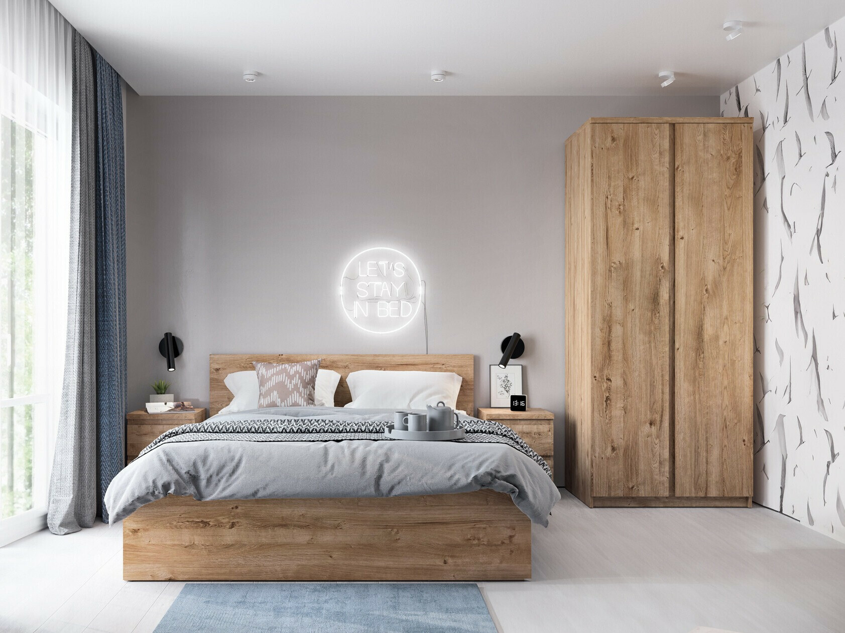 Miegamojo komplektas Merfere 124