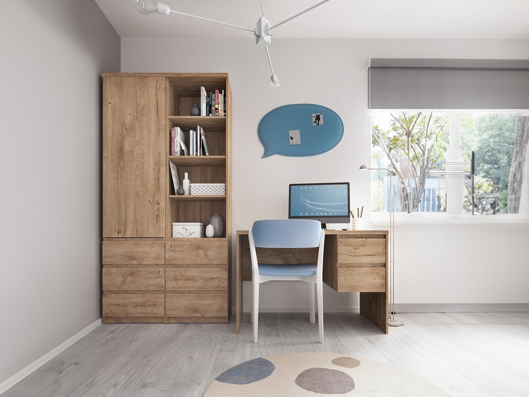 Namų biuro komplektas Merfere 123