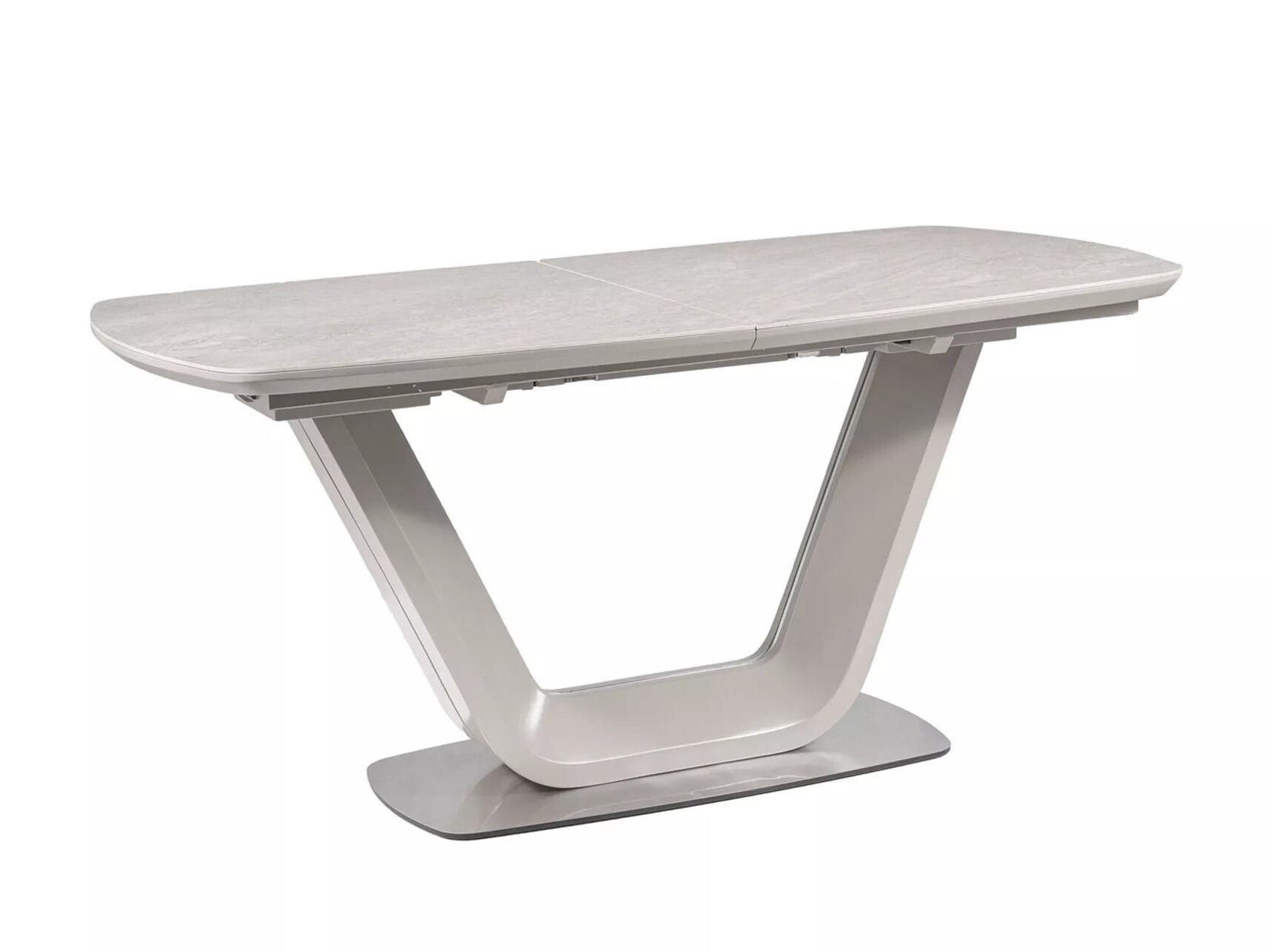 Stalas Detroit 116 (Pilkas marmuras + Pilka)