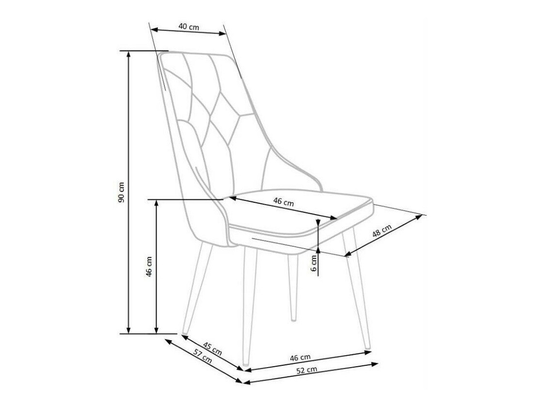 Kėdė Houston 873 (Juoda)