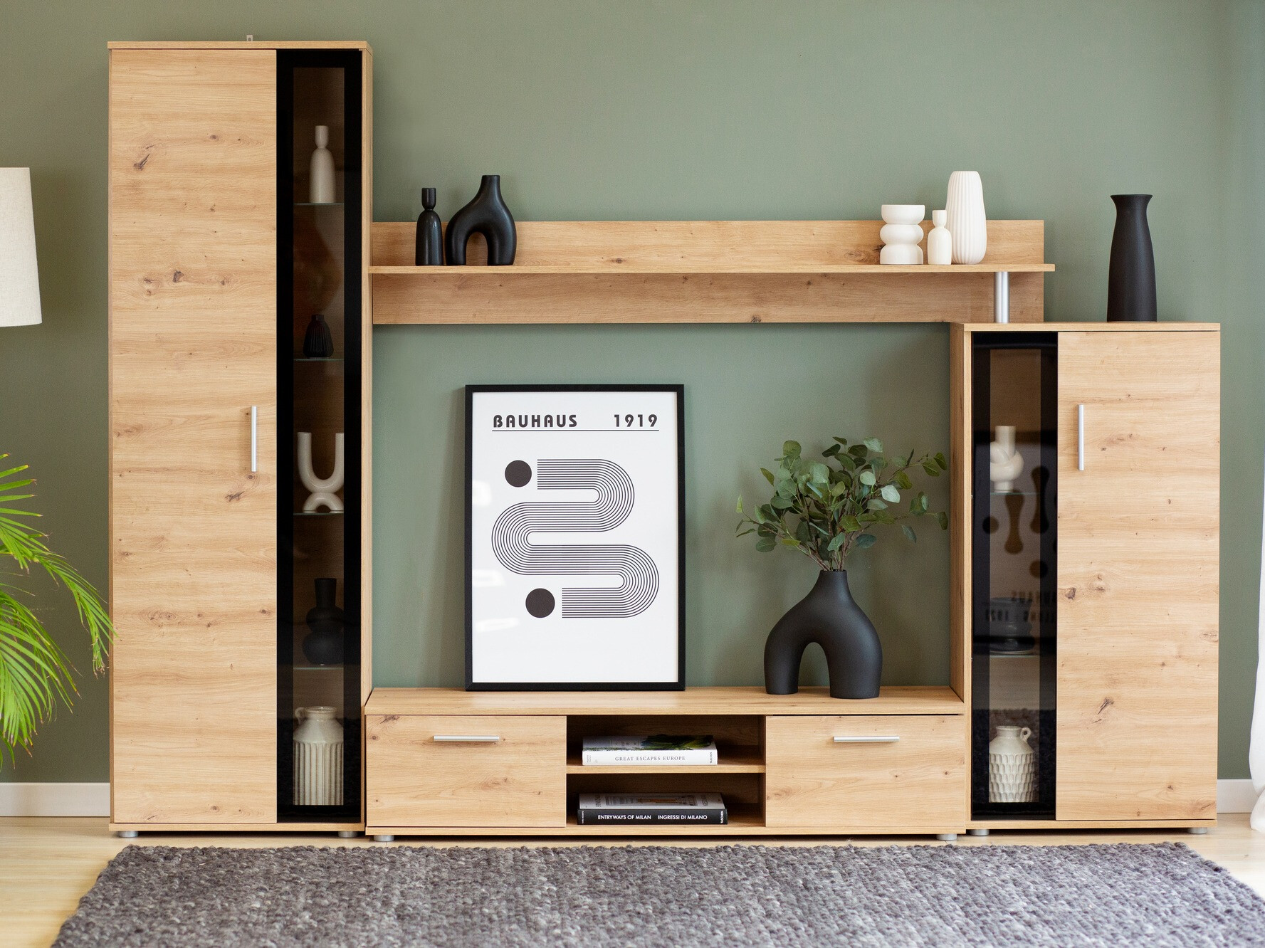 Svetainės komplektas Bristol 202 (Artisan ąžuolas)