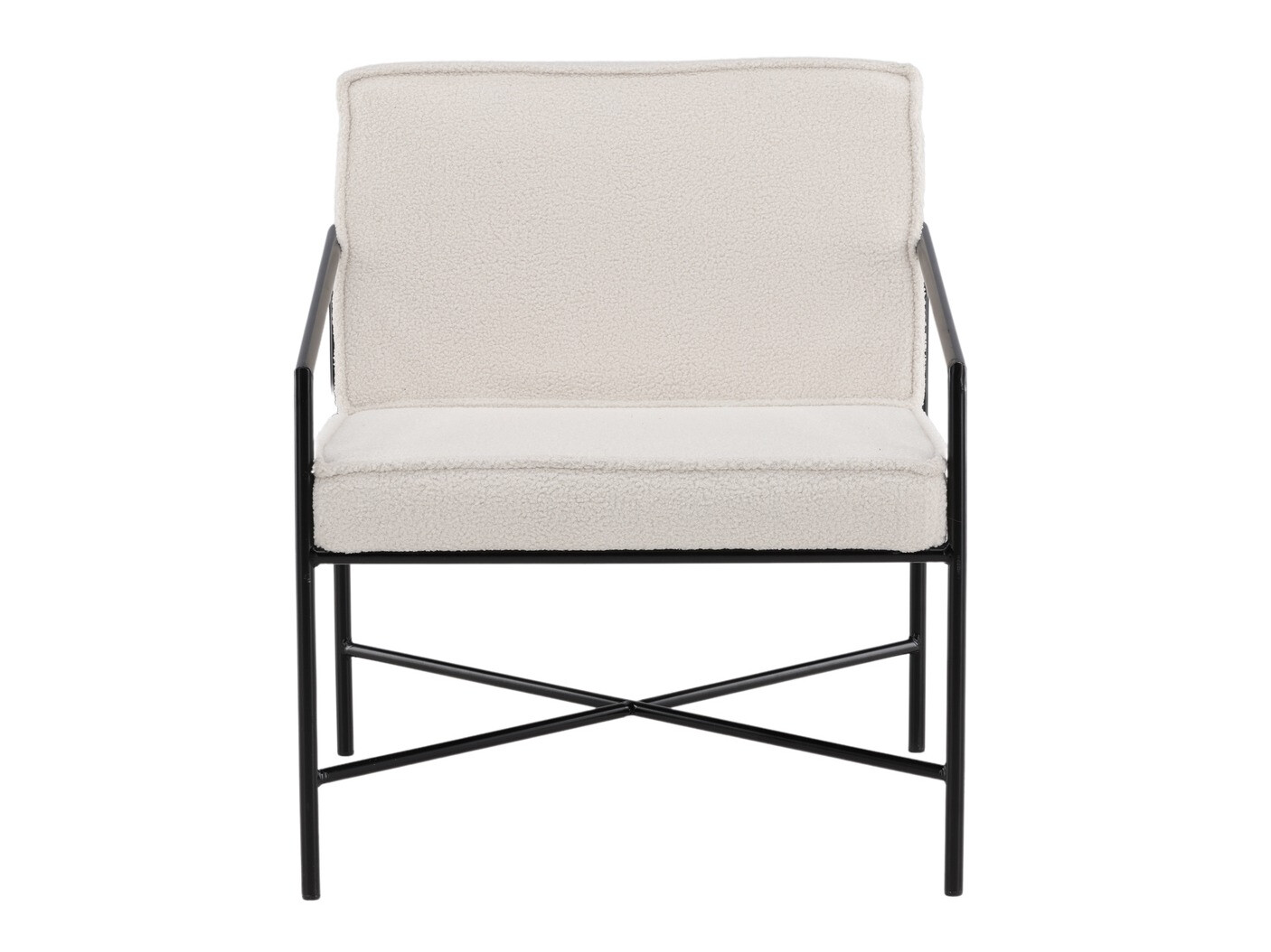 Fotelis Dallas 1707 (Kreminė + Juoda)