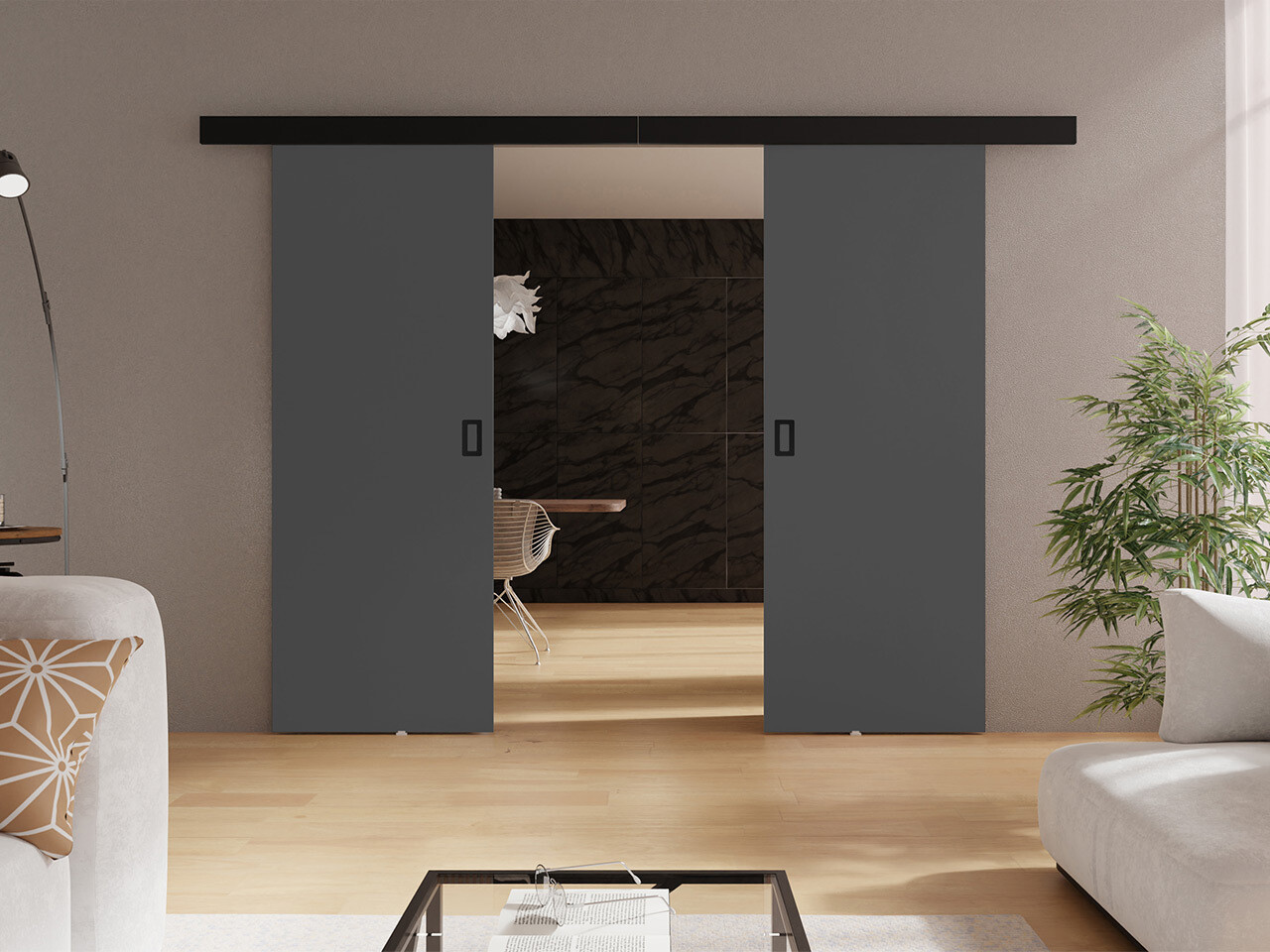 Stumdomos durys Dover 198 (Grafitas)