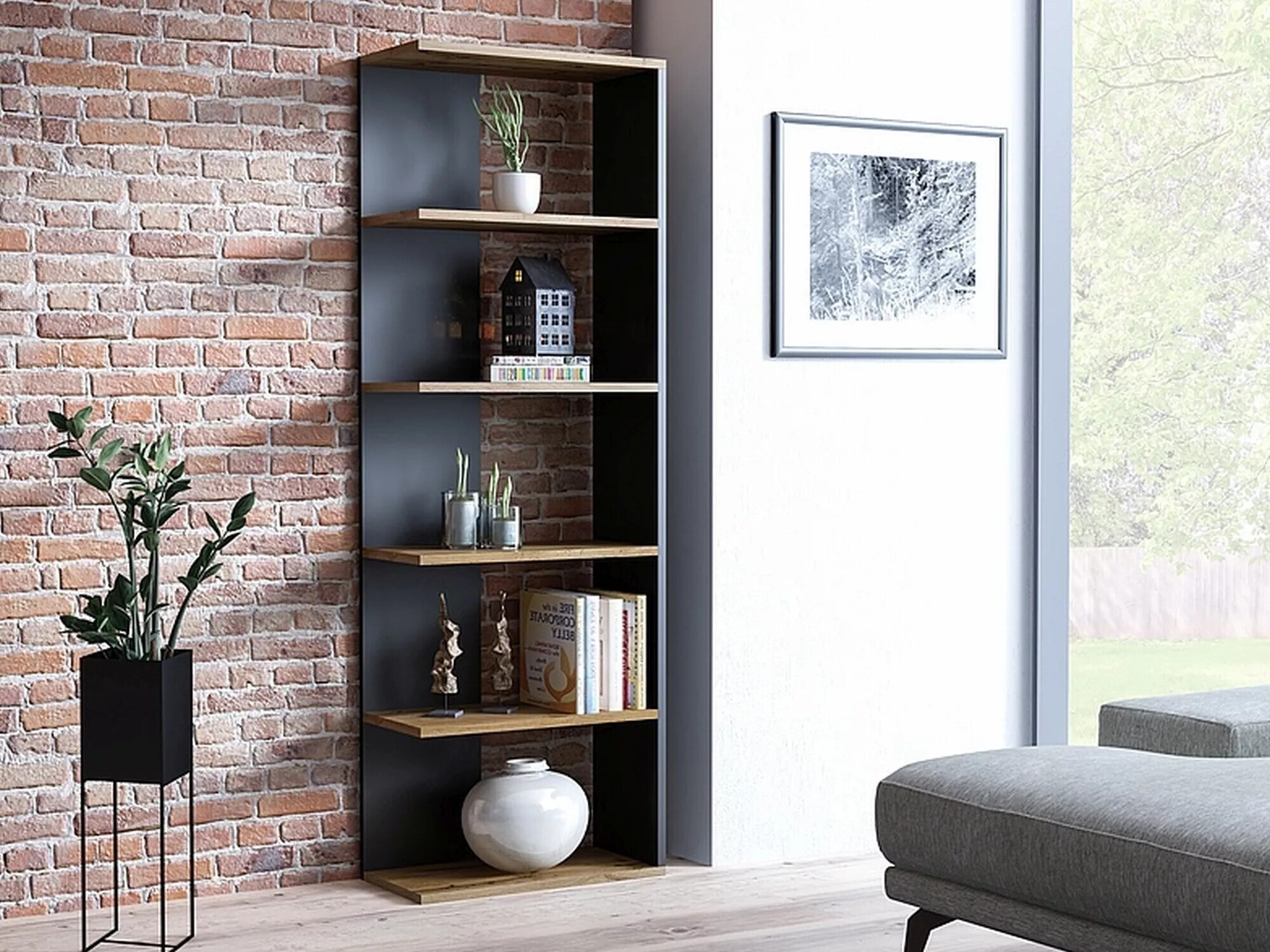 Lentyna Detroit 151 (Juoda + Votan ąžuolas)