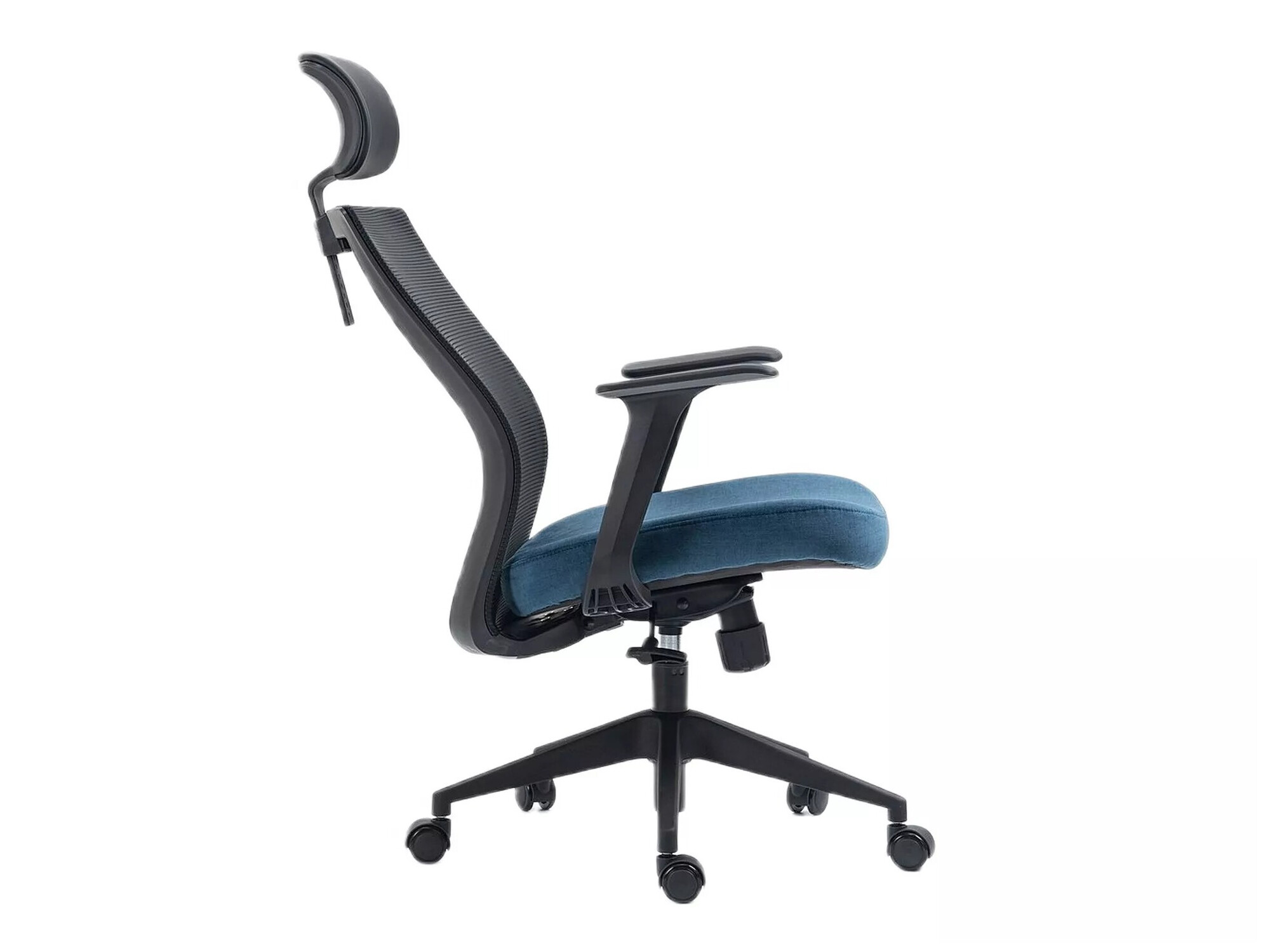 Biuro kėdė Detroit 270 (Juoda + Mėlyna)