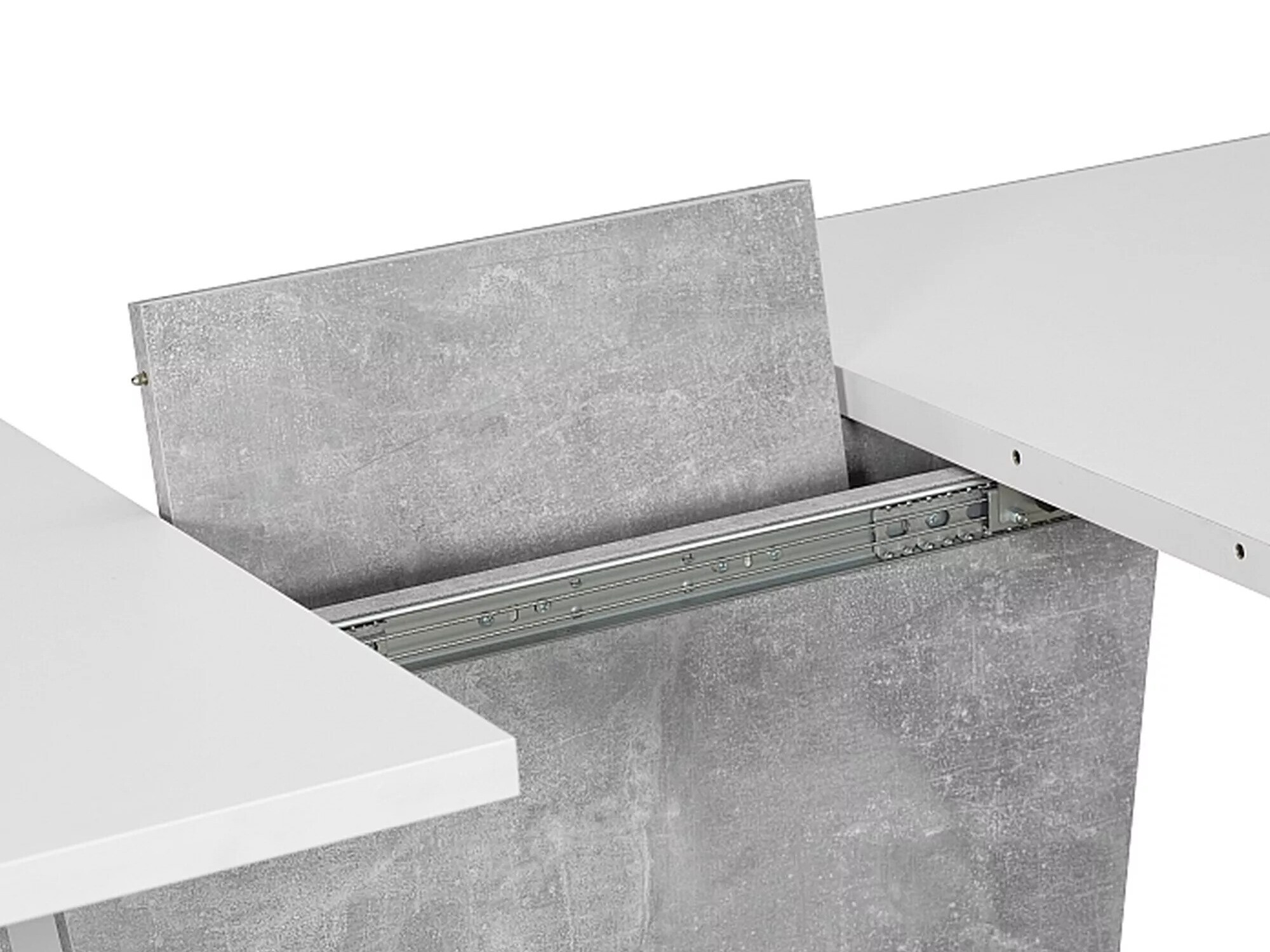 Stalas Detroit 322 (Balta + Betonas)