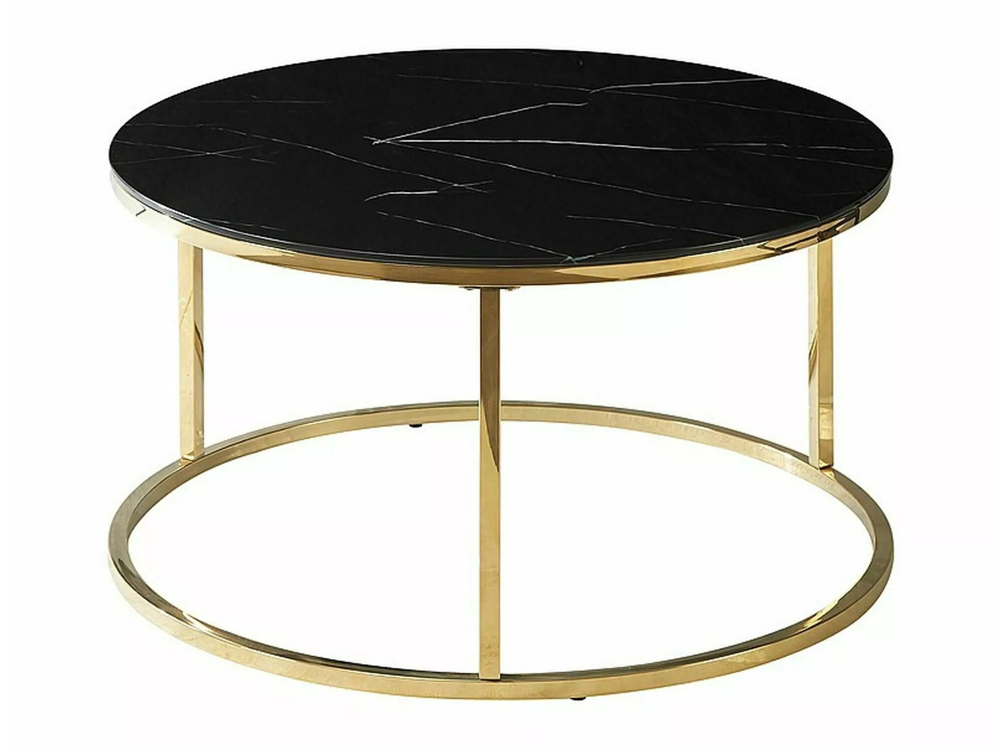 Žurnalinis staliukas Detroit 400 (Juodas marmuras)