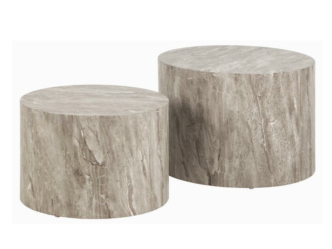 Žurnalinių staliukų komplektas Norsica 800 (Pilka)