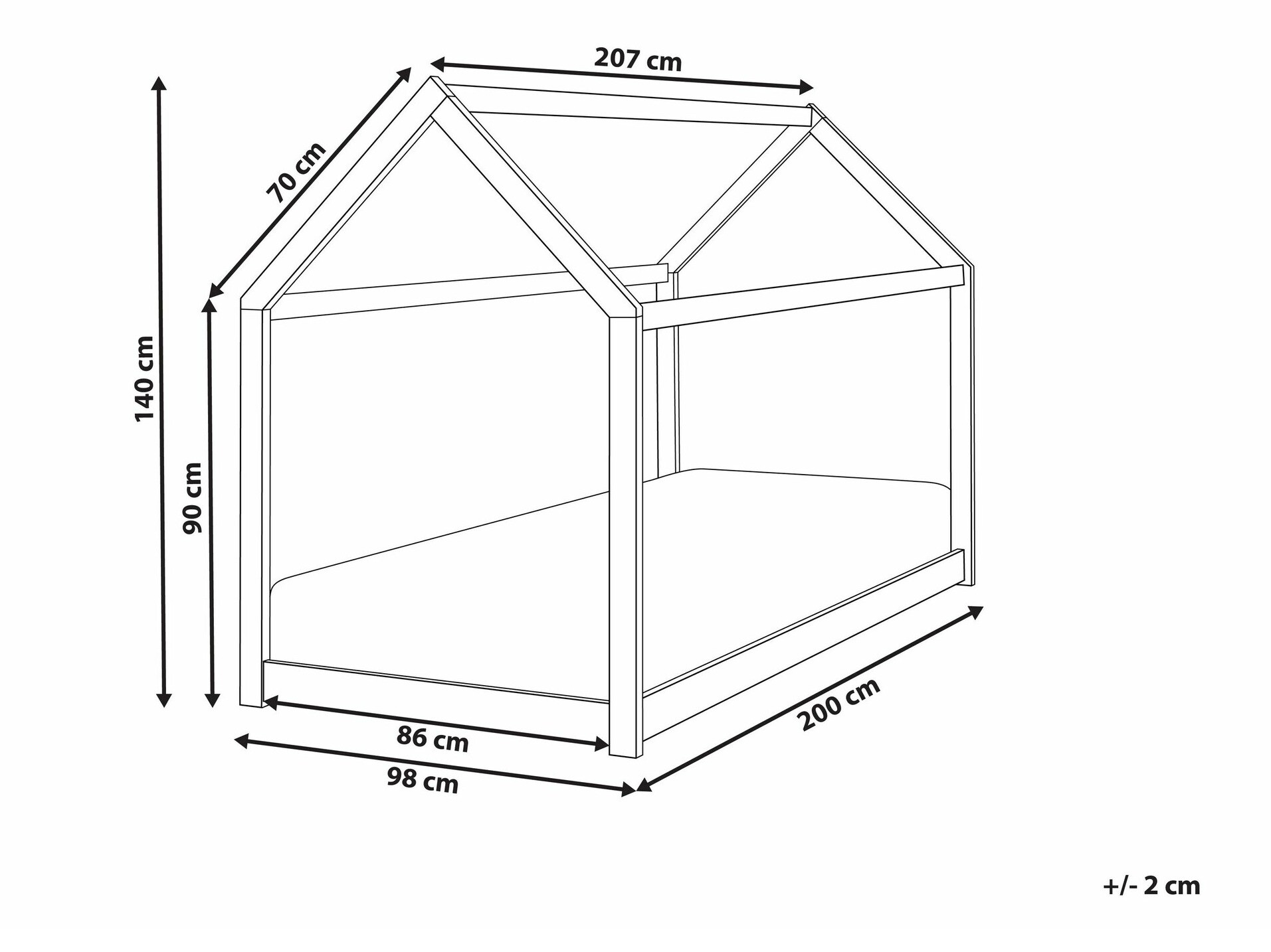 Lova Berwyn 2007 (Šviesus medis)