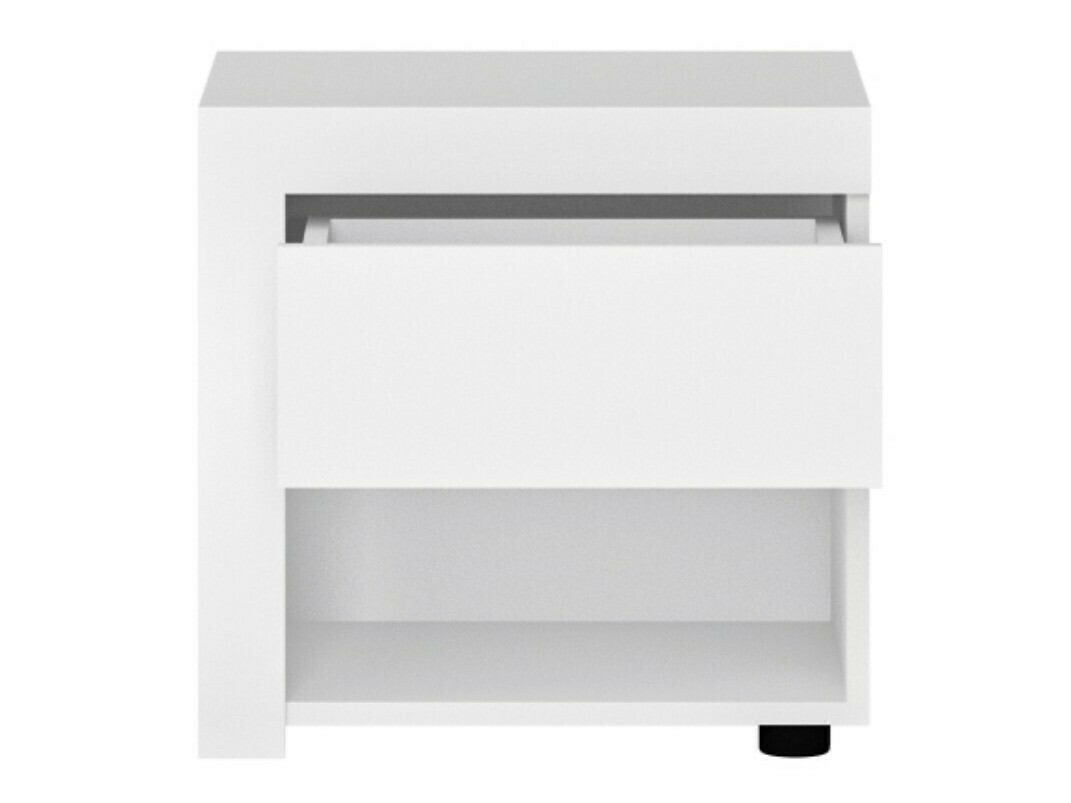 Naktinis staliukas Feldeli 113 (Balta + Blizgi balta)
