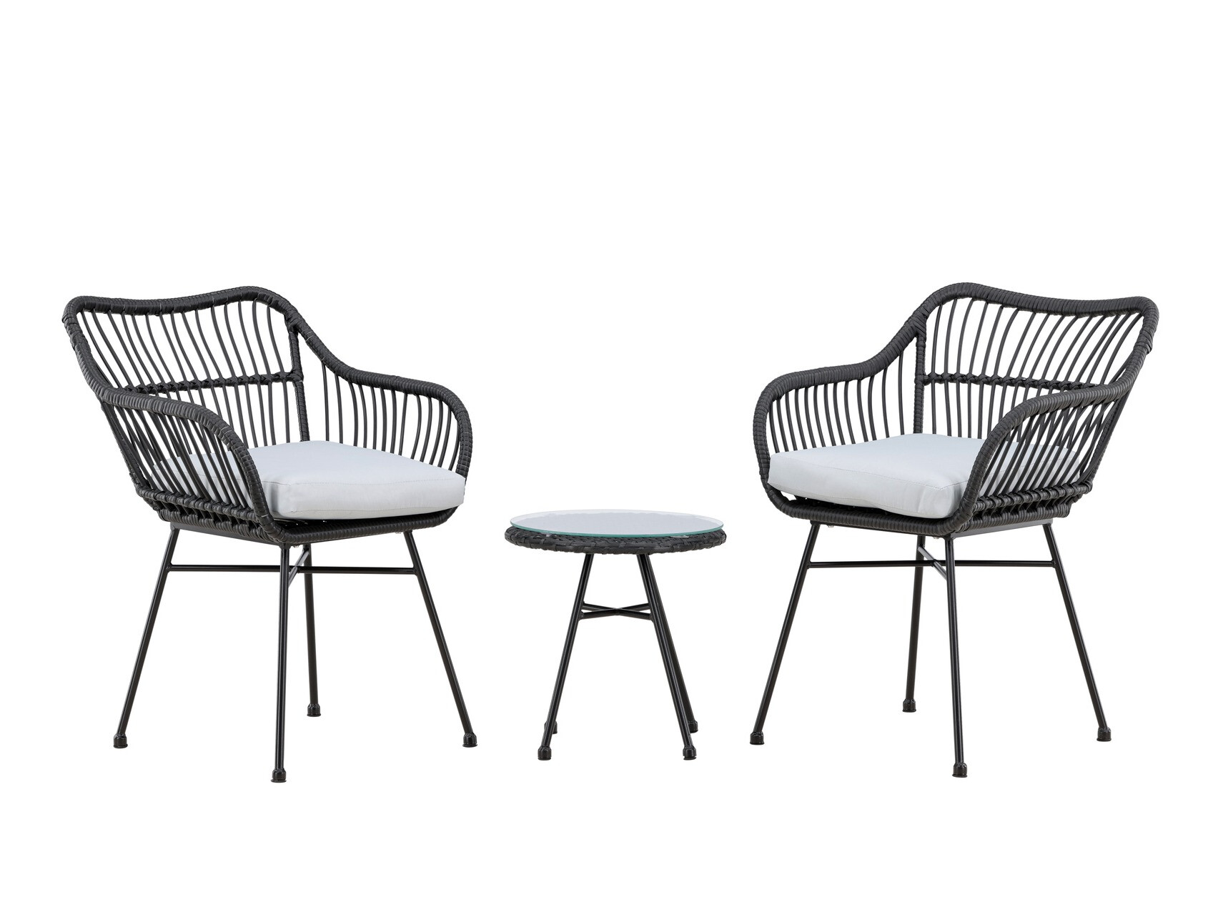 Balkono komplektas Dallas 3117 (Juoda)