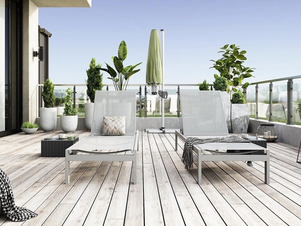 Lauko gultas Comfort Garden 1570 (Balta)