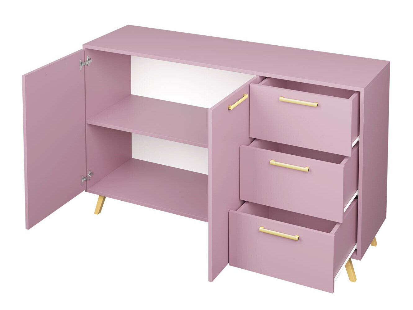 Baldų komplektas Rosa I (Mėlyna)