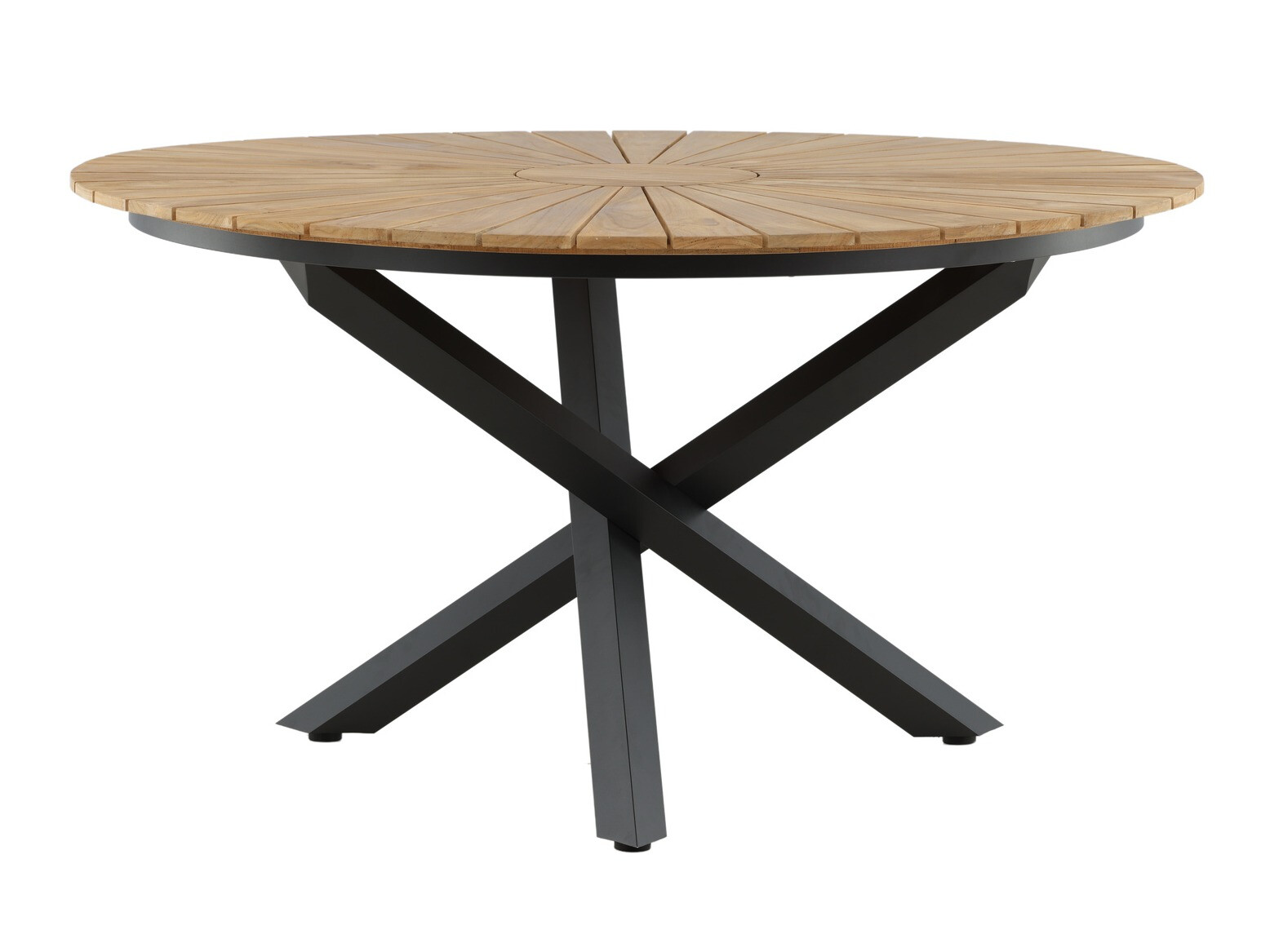 Lauko stalas Dallas 5223 (Juoda + Tikmedis)