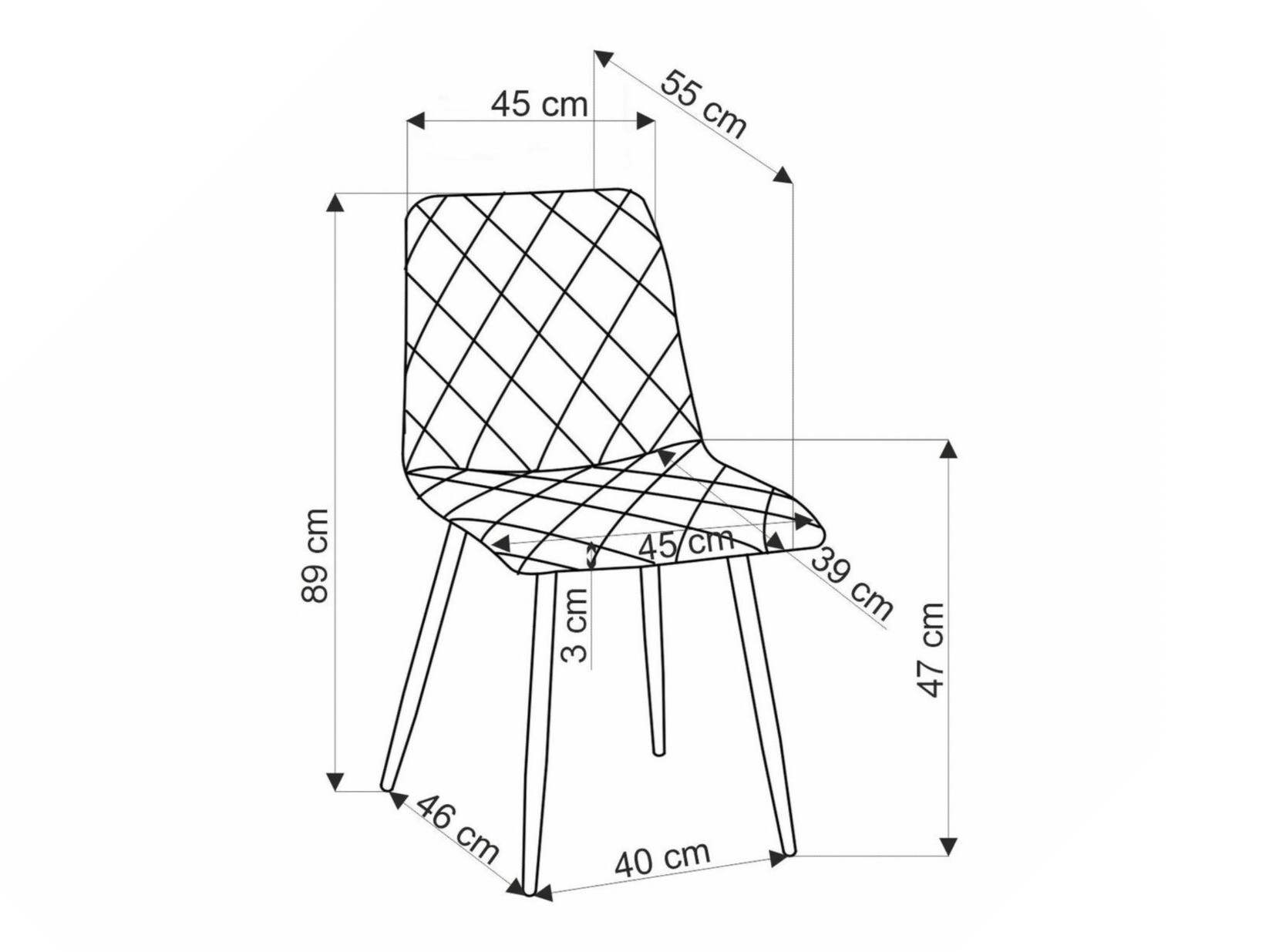 Kėdė Houston 1731 (Žalia + Juoda)