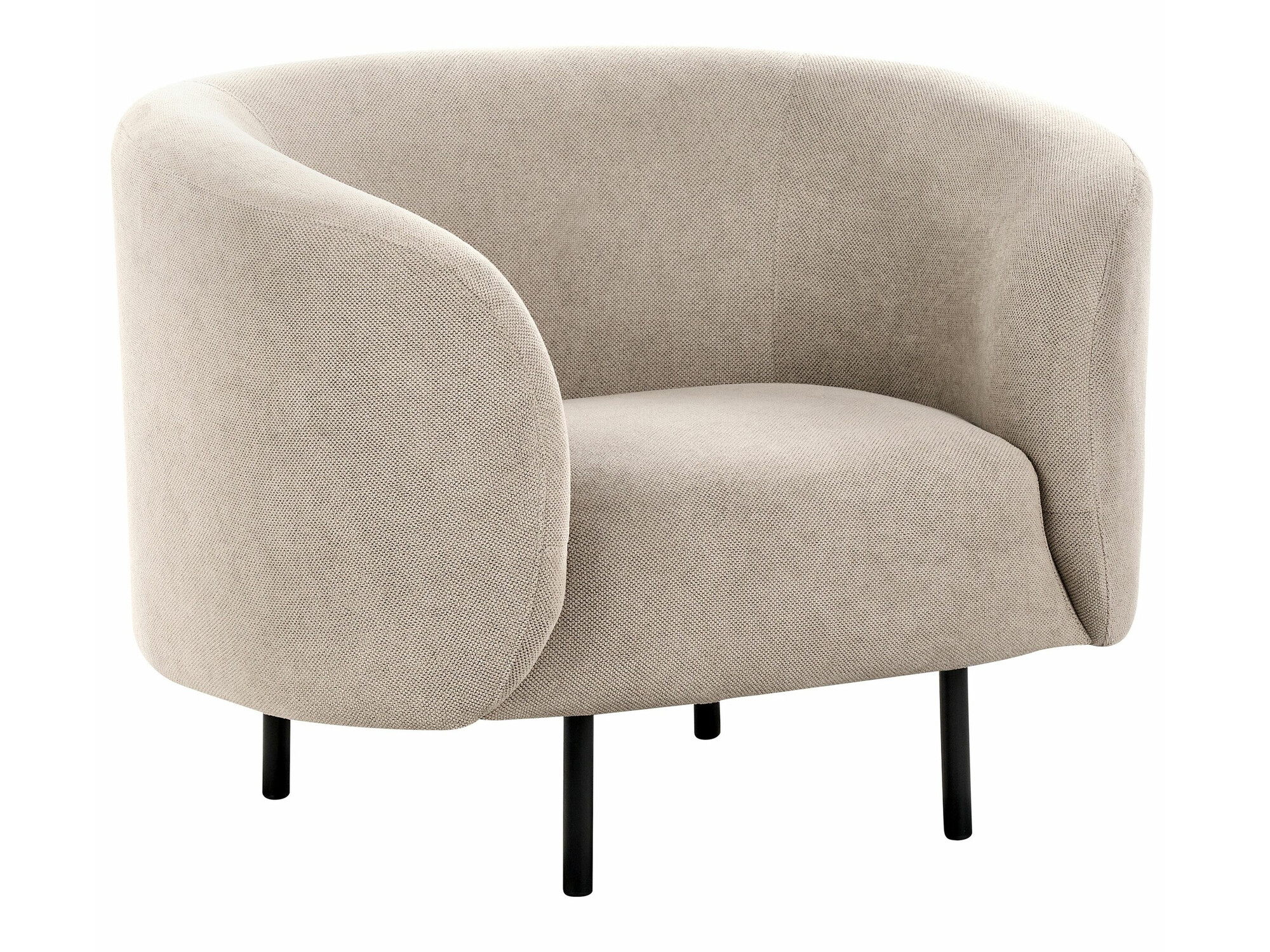 Fotelis Berwyn 2033 (Taupe + Juoda)