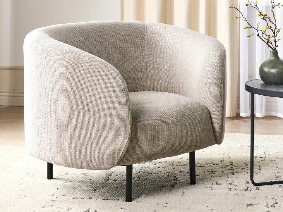 Fotelis Berwyn 2033 (Taupe + Juoda)