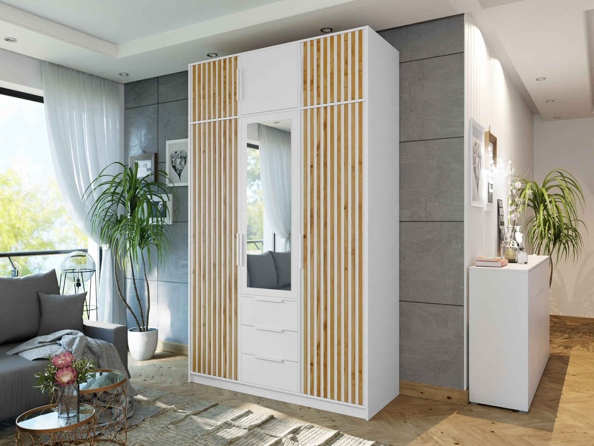 Spinta Enolevo 106 (Balta + Votan ąžuolas)