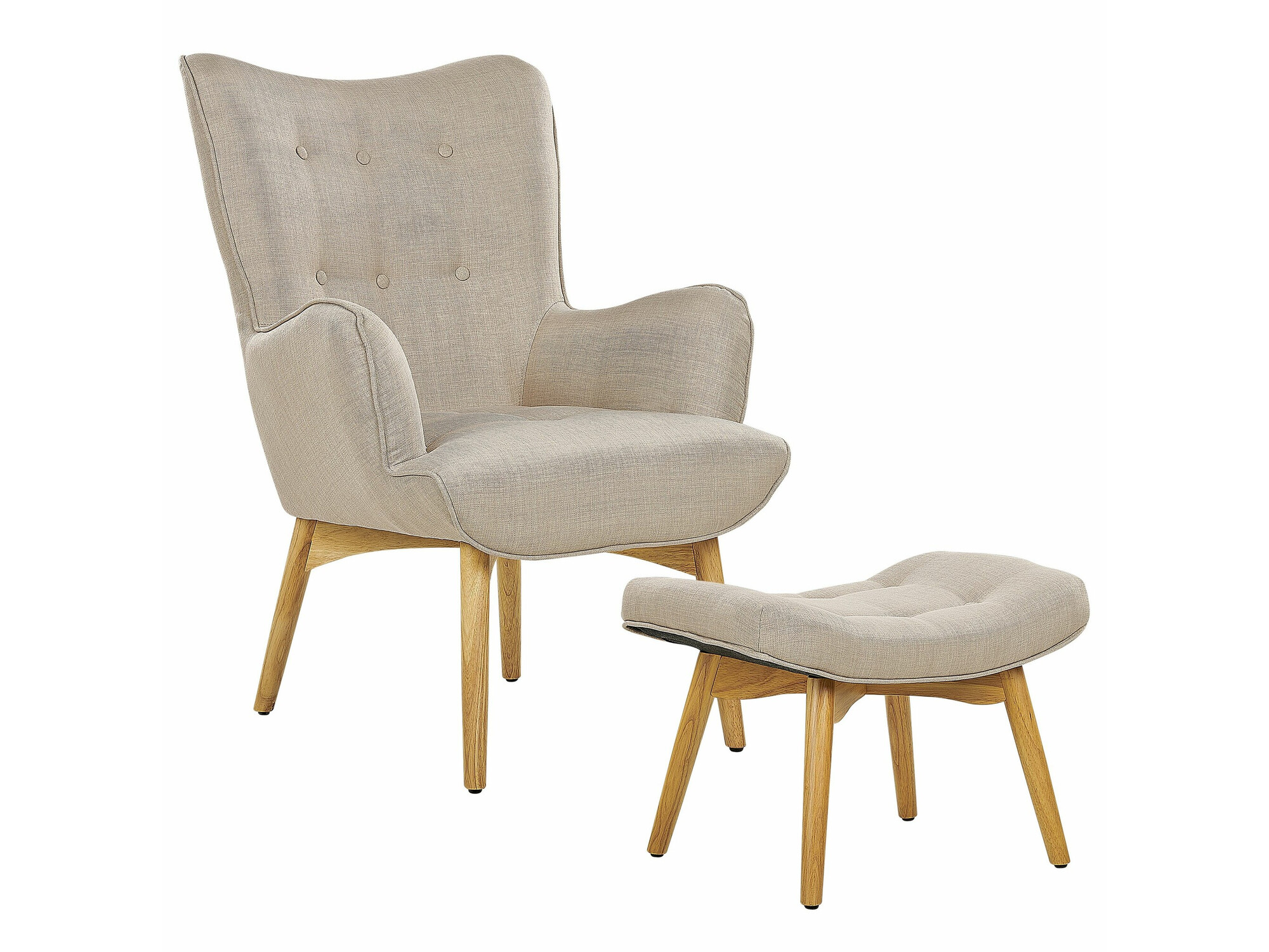 Fotelis Berwyn 450 (Šviesi ruda + Šviesus medis)