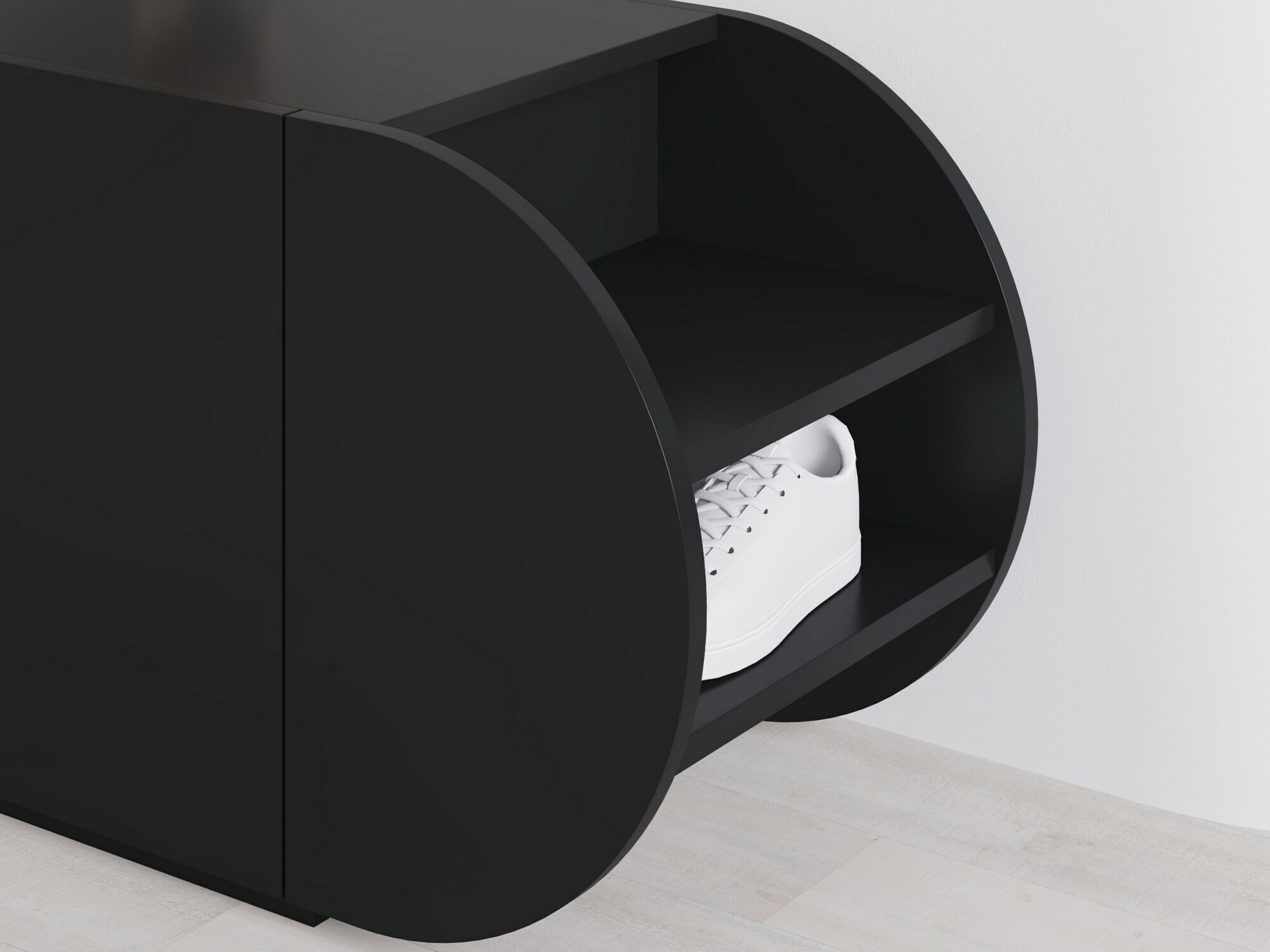 Batų dėžė Kailua 2145 (Juoda)