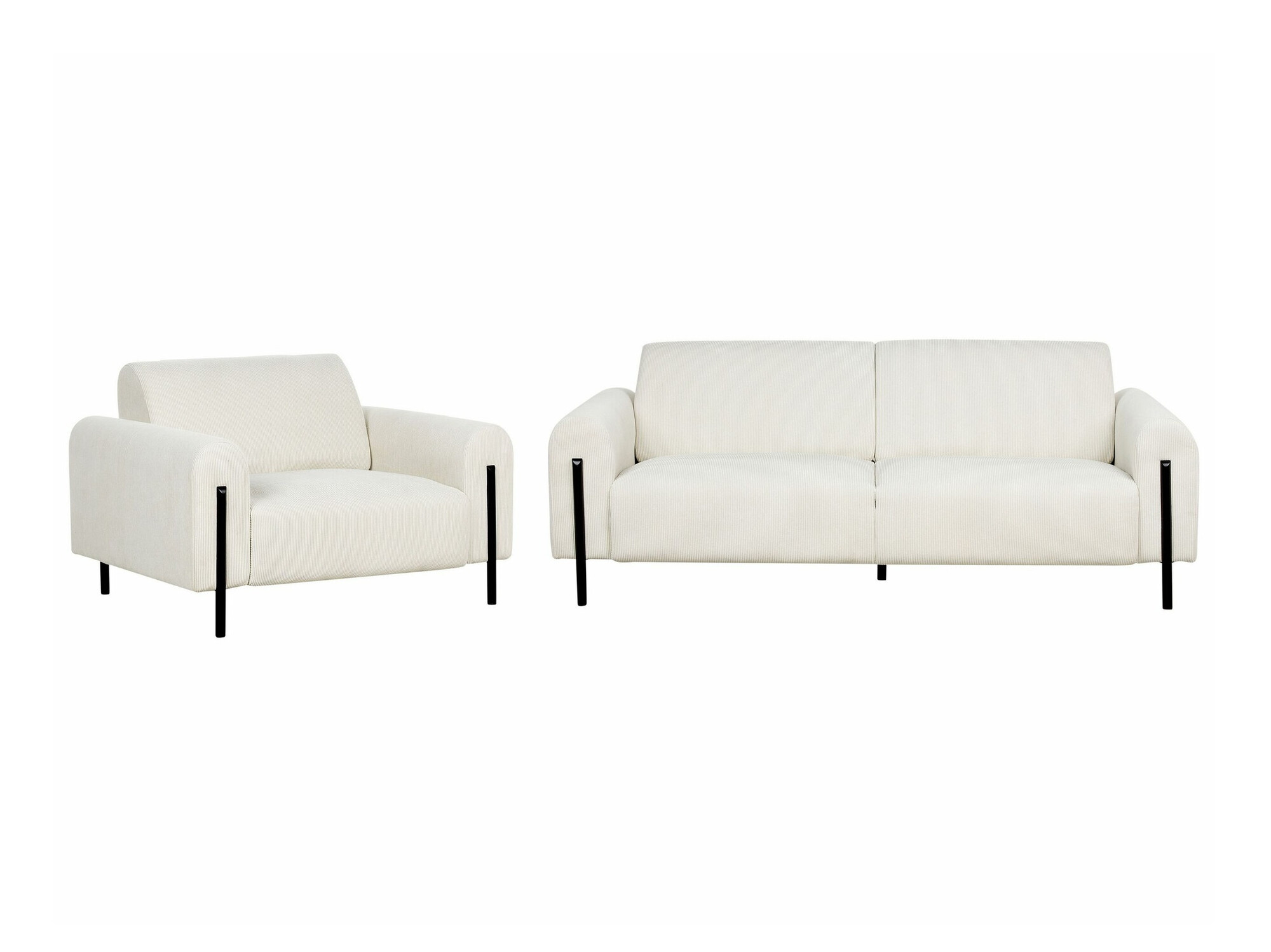 Minkštų baldų komplektas Berwyn 2073 (Kreminė)