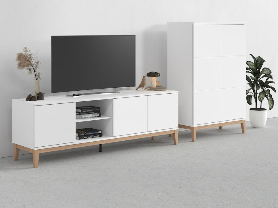 Svetainės komplektas Felmelo 103 (Balta)