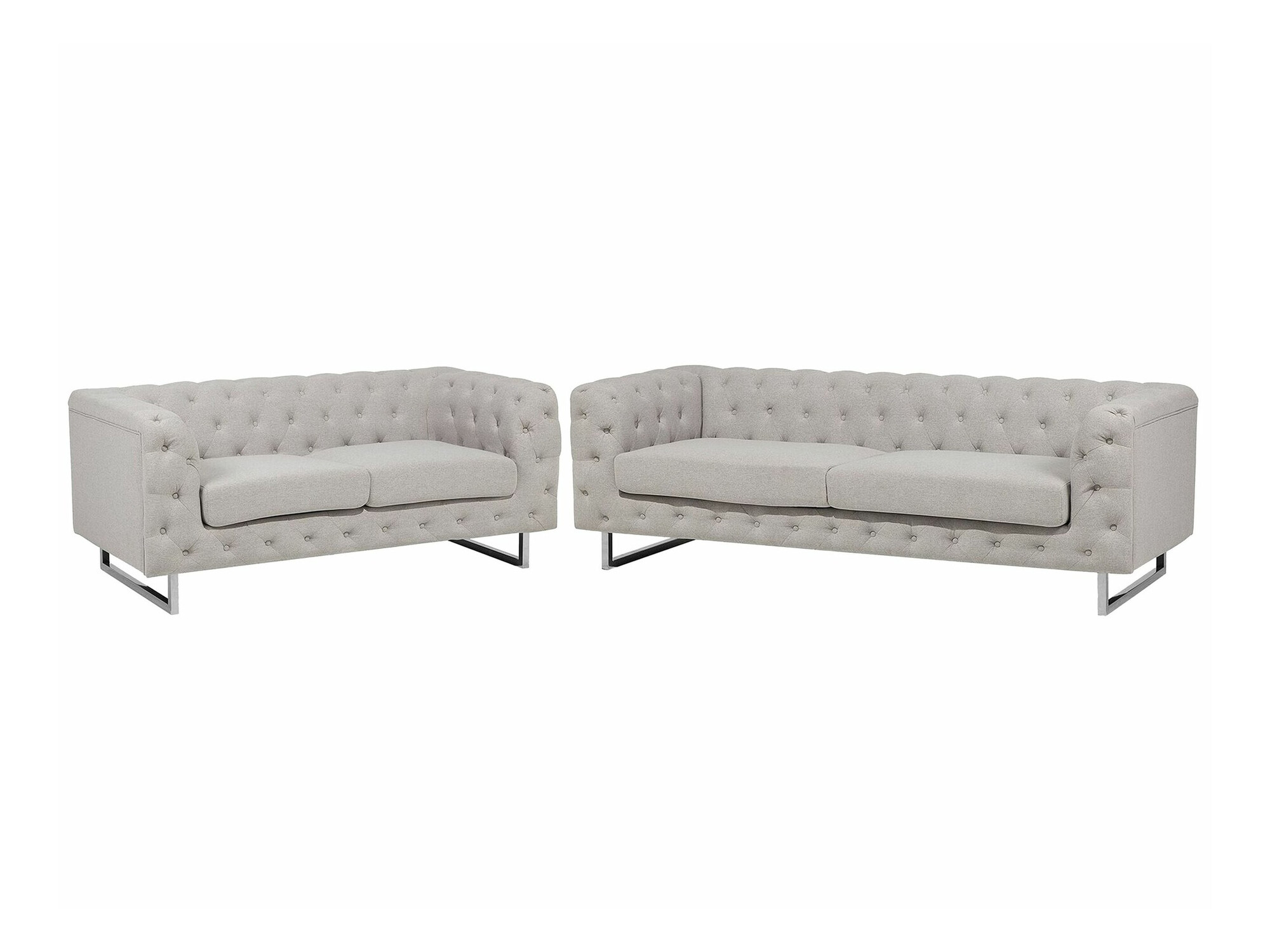 Chesterfield minkštų baldų komplektas Berwyn 2095 (Smėlinė)