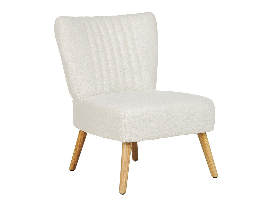 Fotelis Berwyn 1131 (Balta + Šviesus medis)