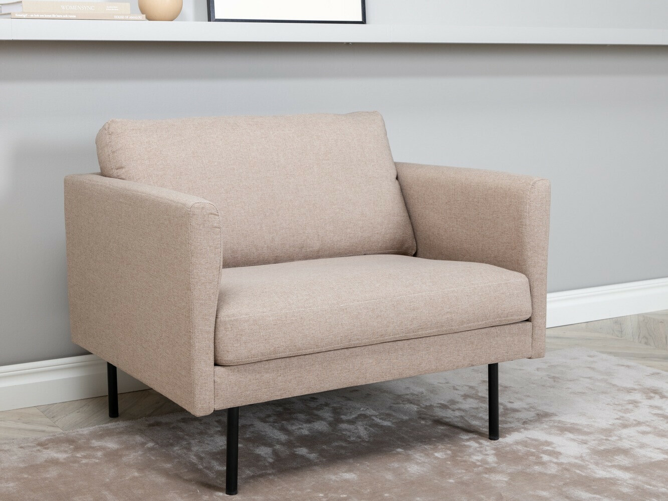 Fotelis Fercame 101 (Ruda + Juoda)