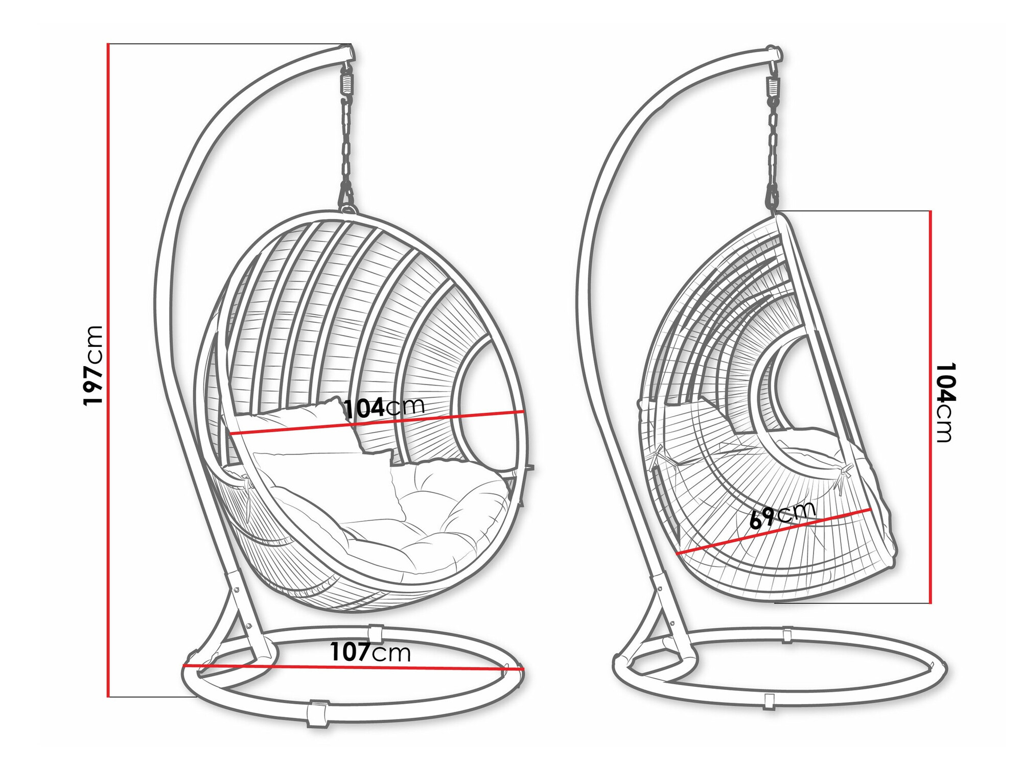 Supamas krėslas Comfivo 431