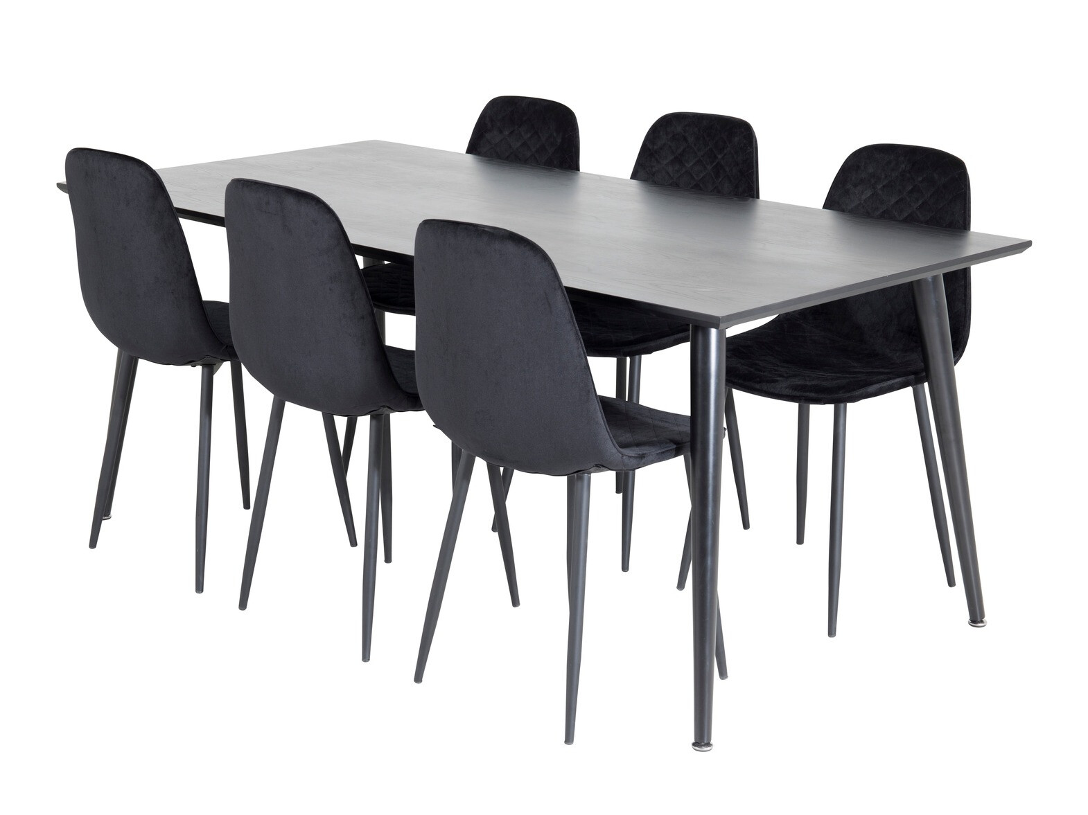 Valgomojo komplektas Dallas 2596 (Juoda)