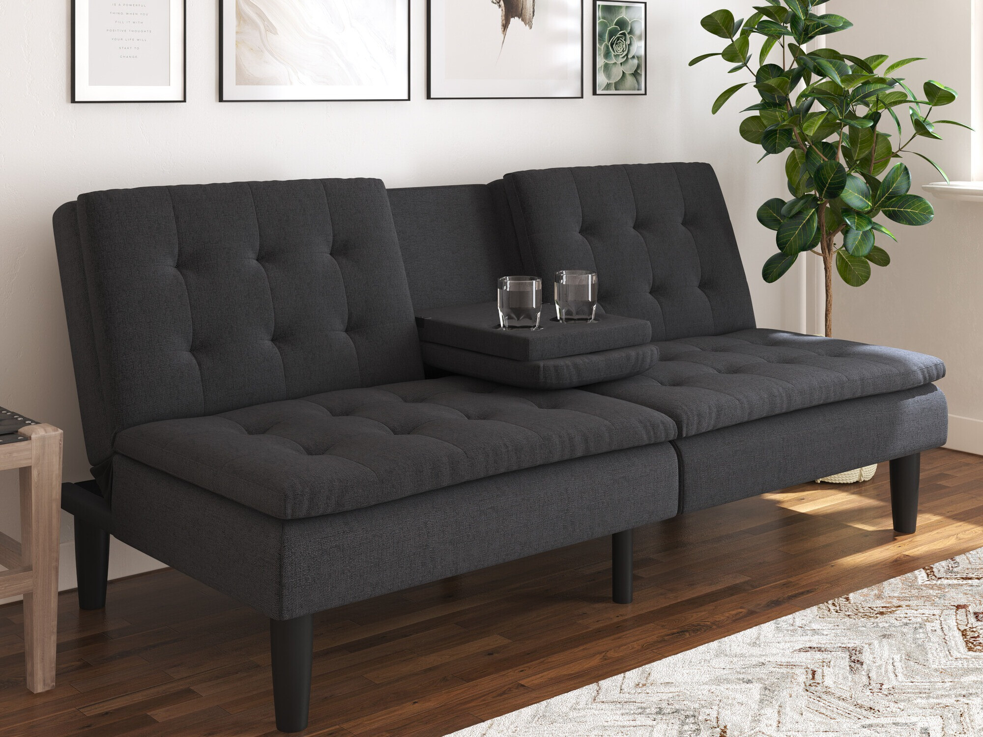 Sofa lova Tulsa 682 (Antracitas)