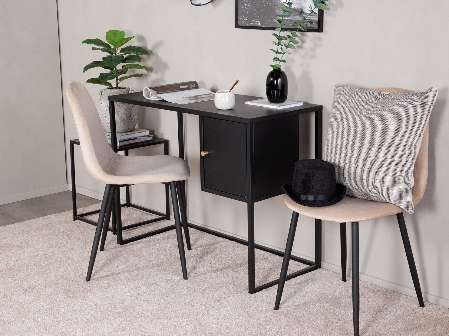 Darbo stalas Evasevu 103 (Juoda)