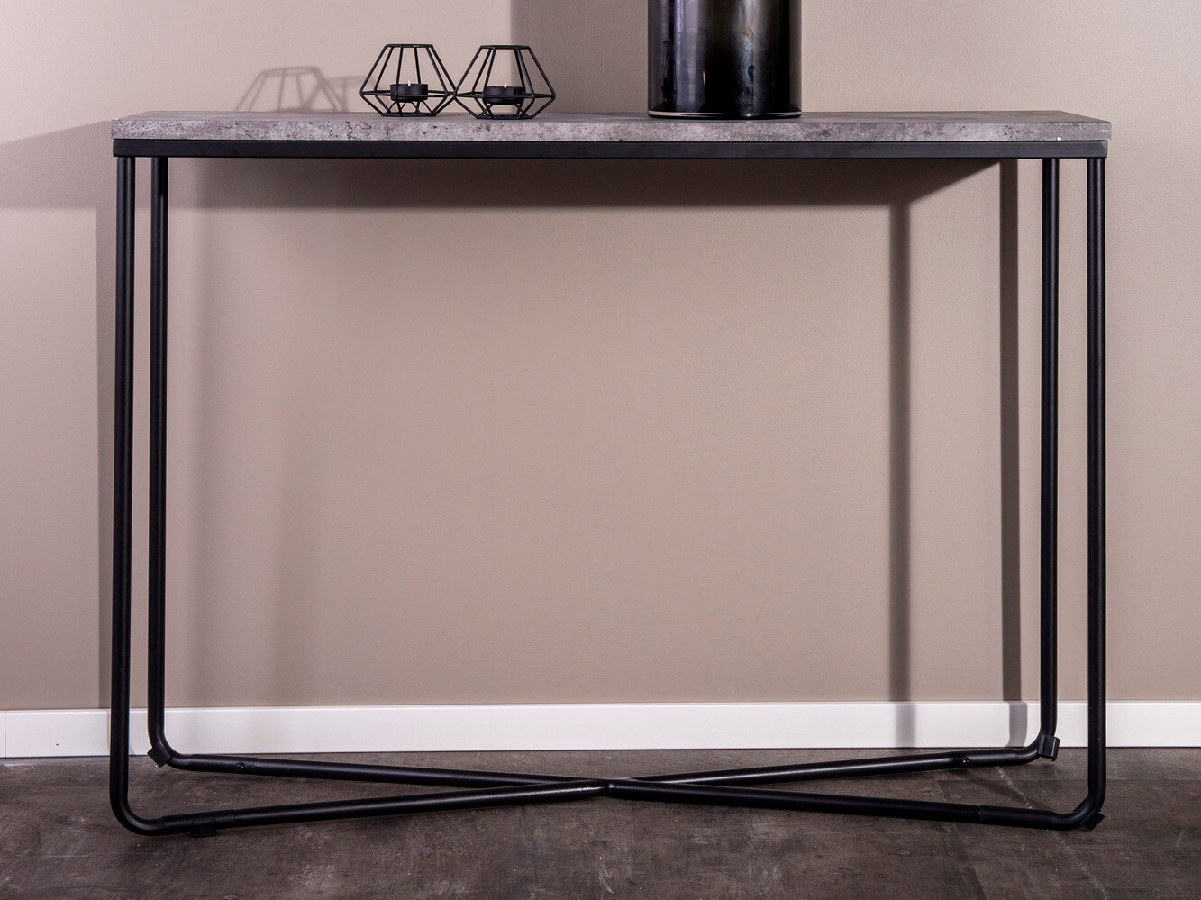 Konsolė Dallas 197 (Betonas + Juoda)