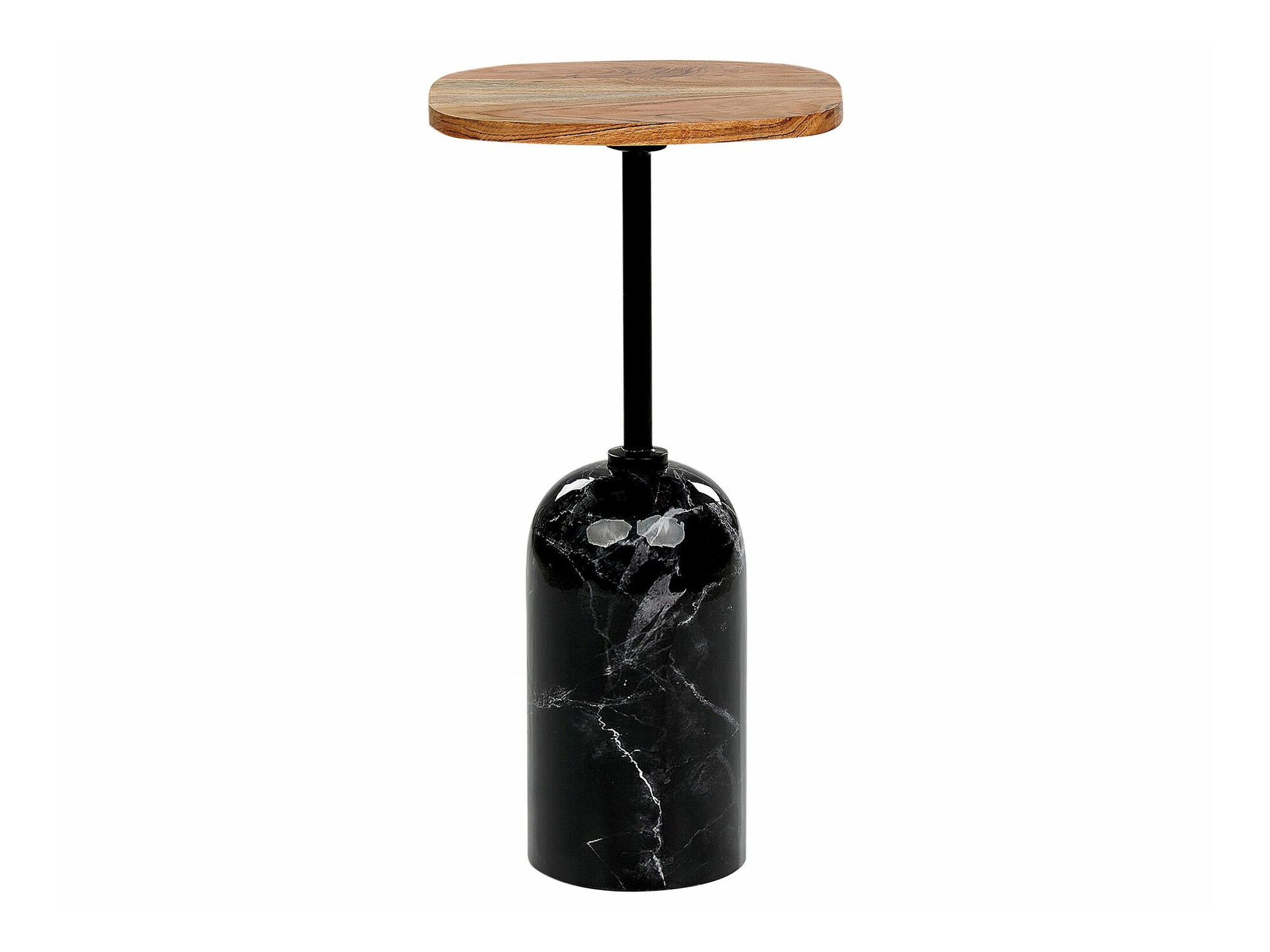 Šoninis staliukas Berwyn 2127 (Juoda + Šviesus medis)