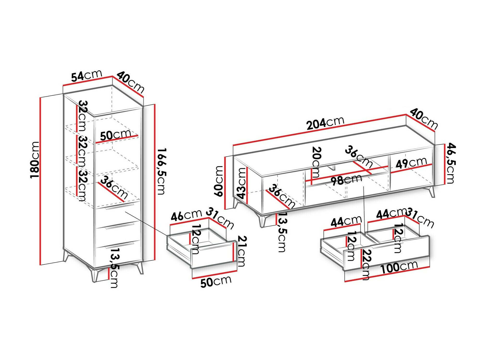 Svetainės komplektas Comfivo Citrus I