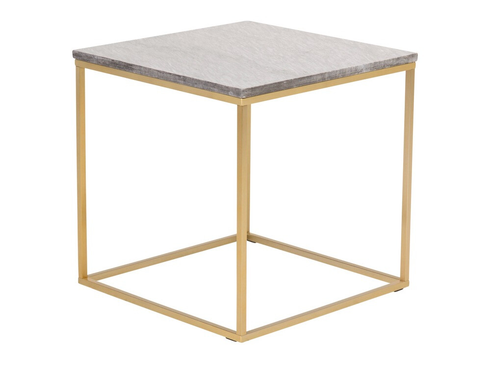 Žurnalinis staliukas Dallas 178 (Juodas marmuras + Žalvaris)