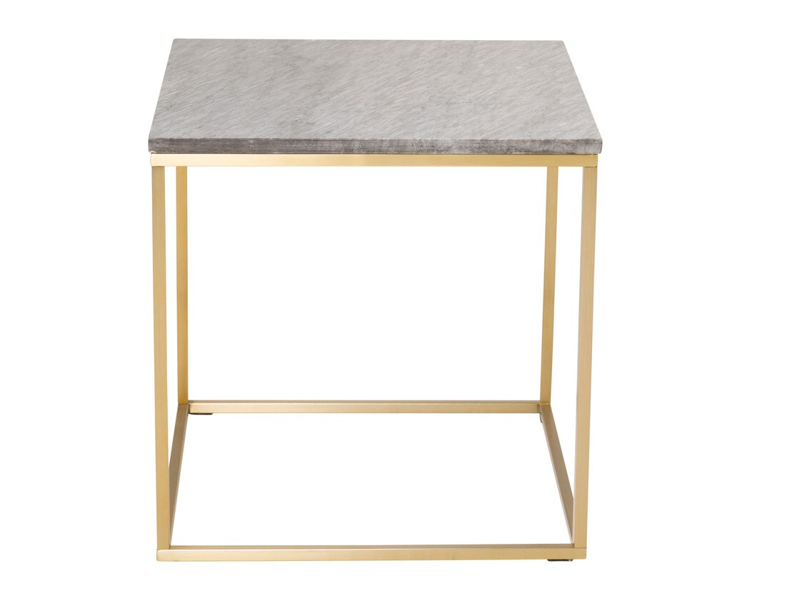 Žurnalinis staliukas Dallas 178 (Juodas marmuras + Žalvaris)