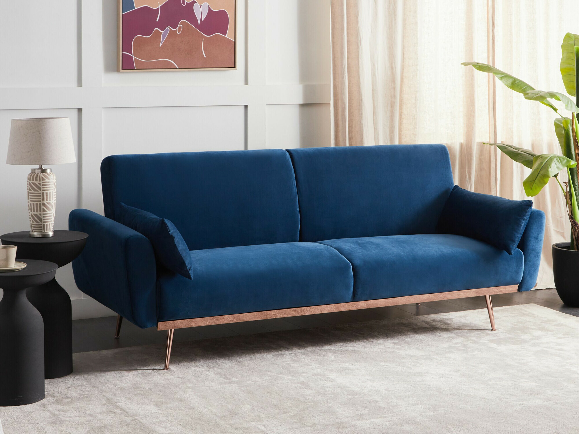 Sofa lova Berwyn 750 (Mėlyna)