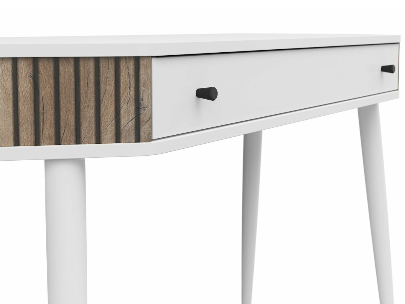 Konsolė Boston 548 (Balta + Tamsus ąžuolas)