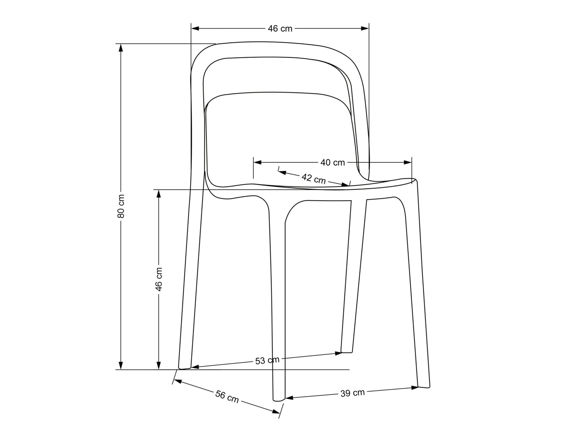 Kėdė Houston 1735 (Juoda)
