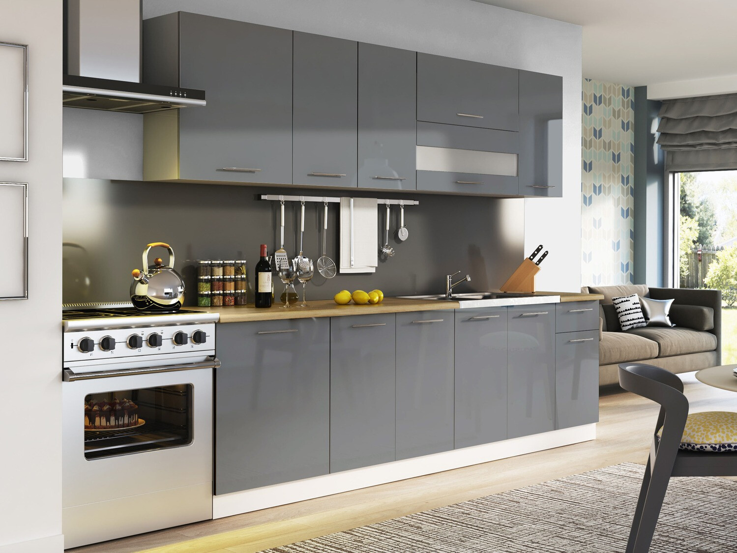 Durelės indaplovei Tiffa Grey 123