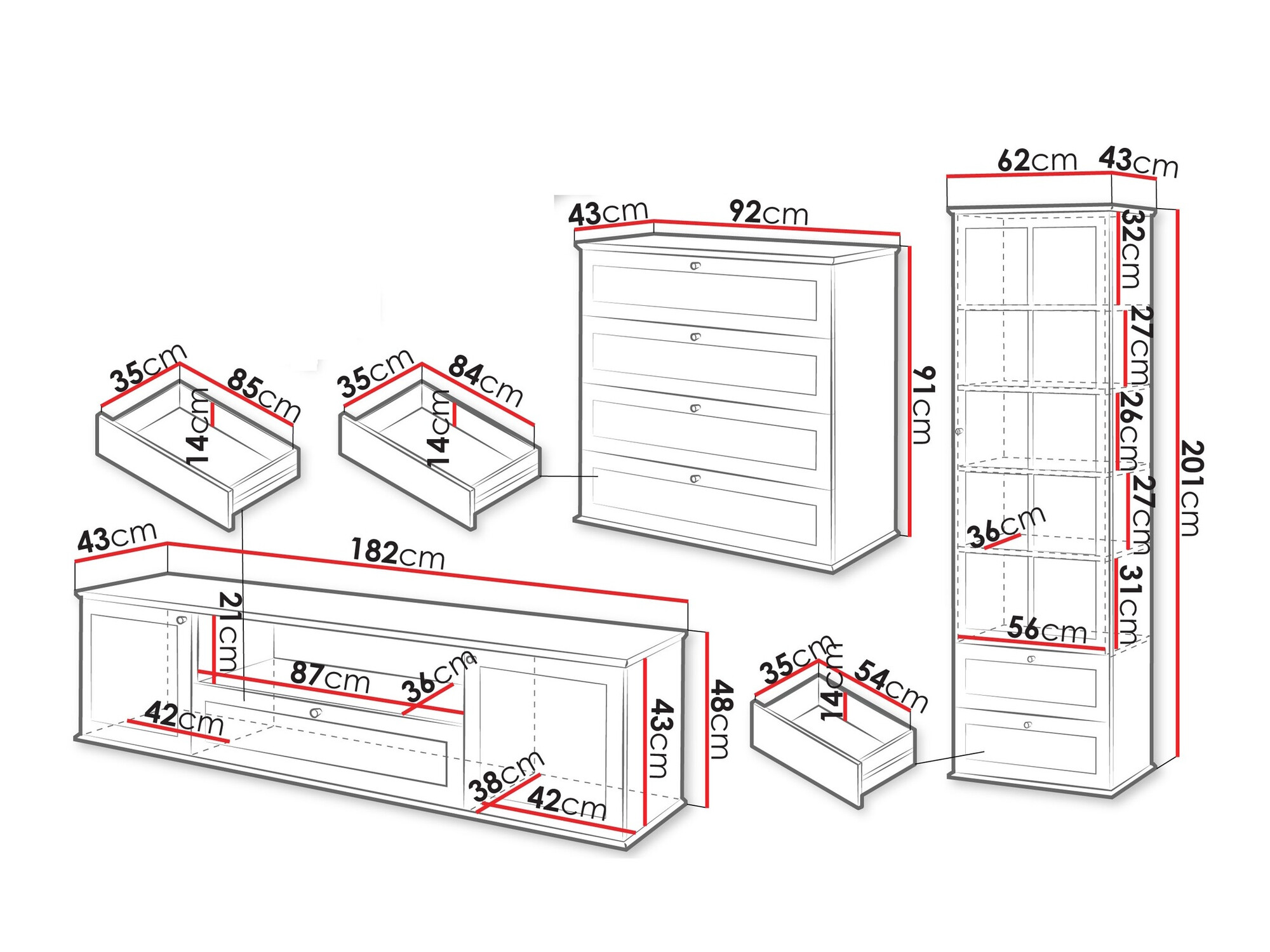 Svetainės komplektas Comfivo Custos