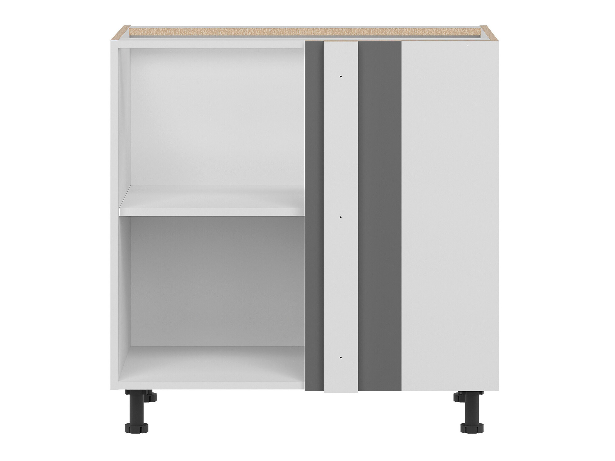 Modulinė kampinė spintelė Tiffa Grey 144