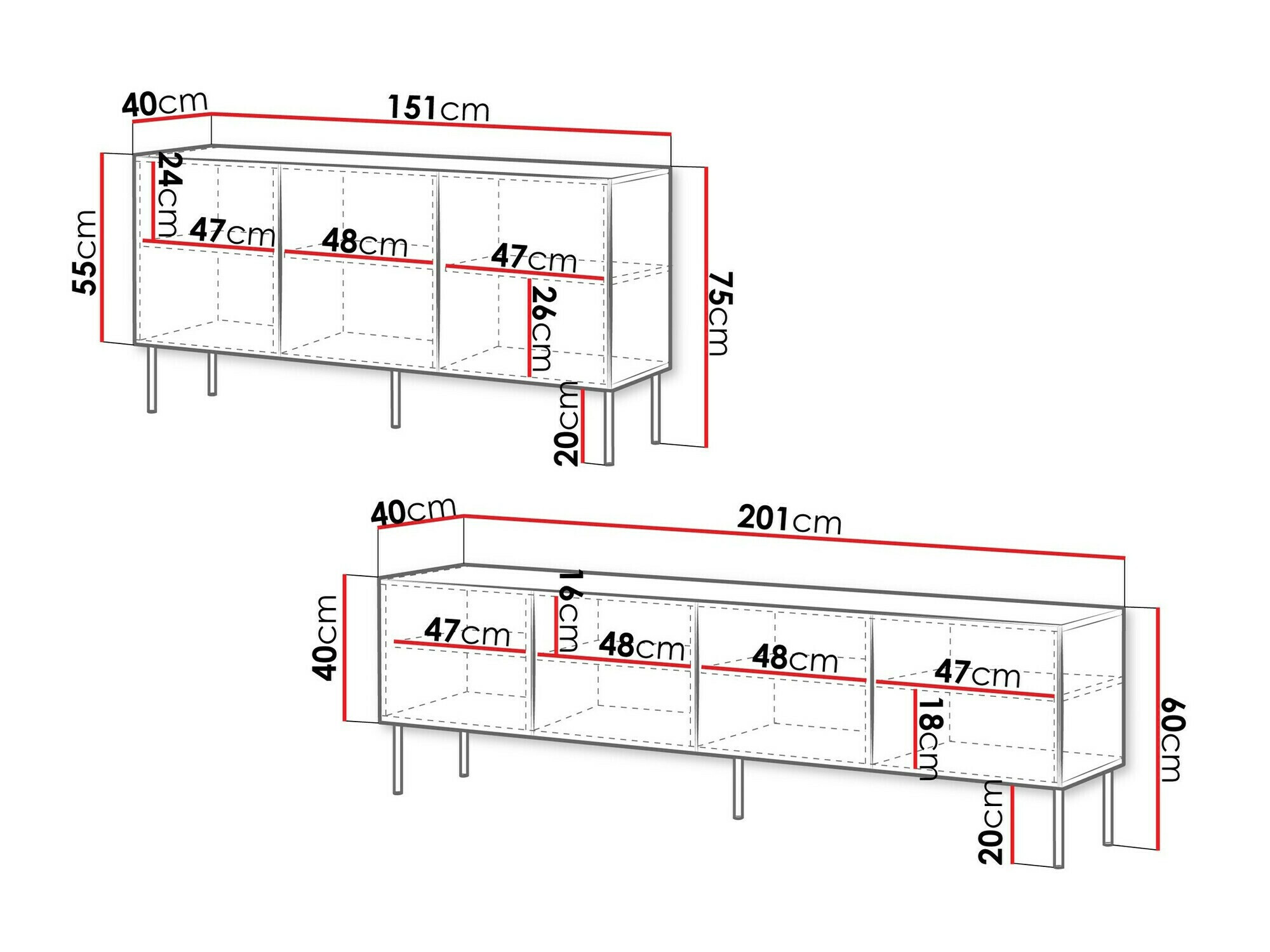 Svetainės komplektas Celra I (Balta)