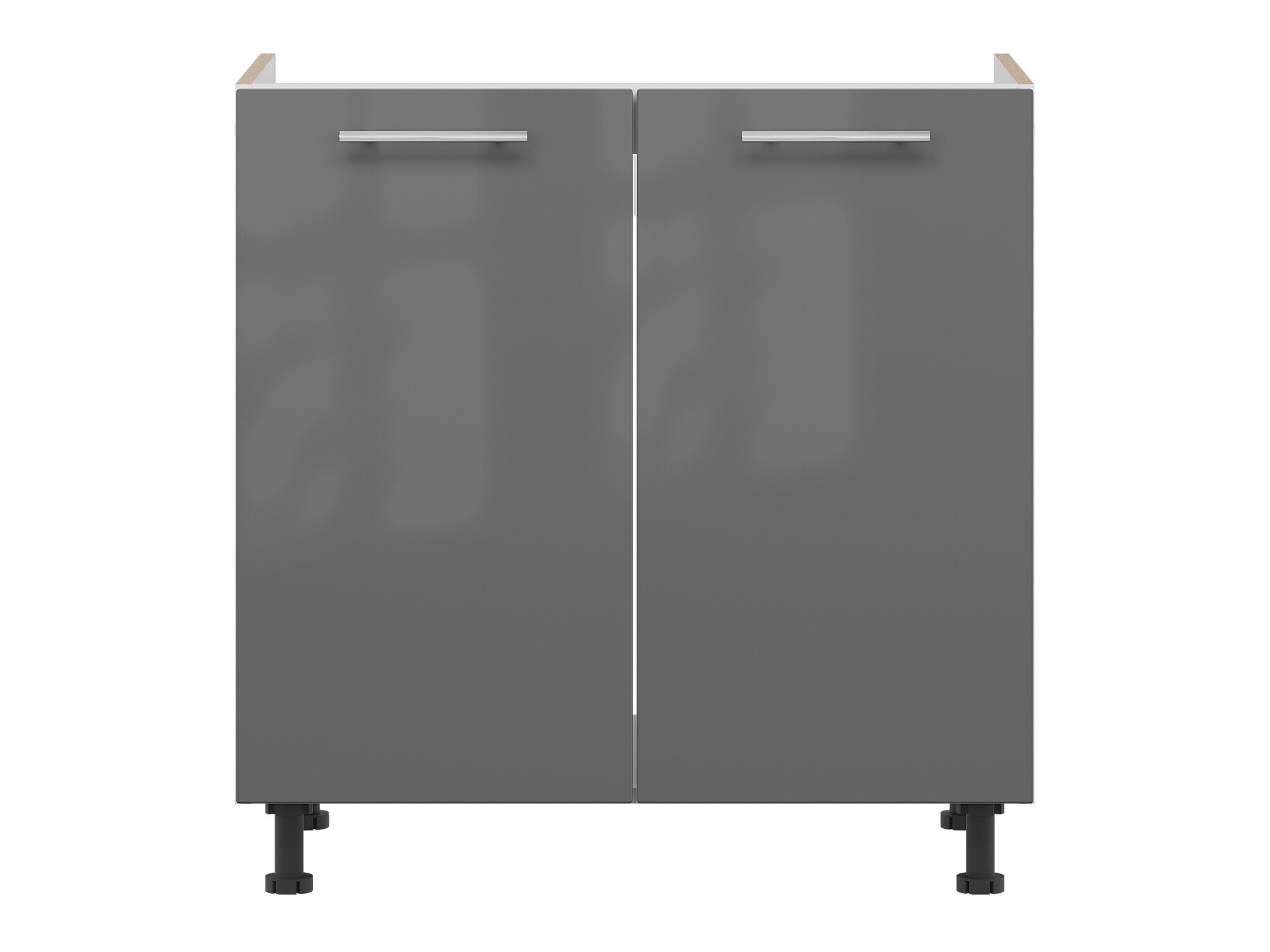 Modulinė spintelė plautuvei su durelėmis Tiffa Grey 125