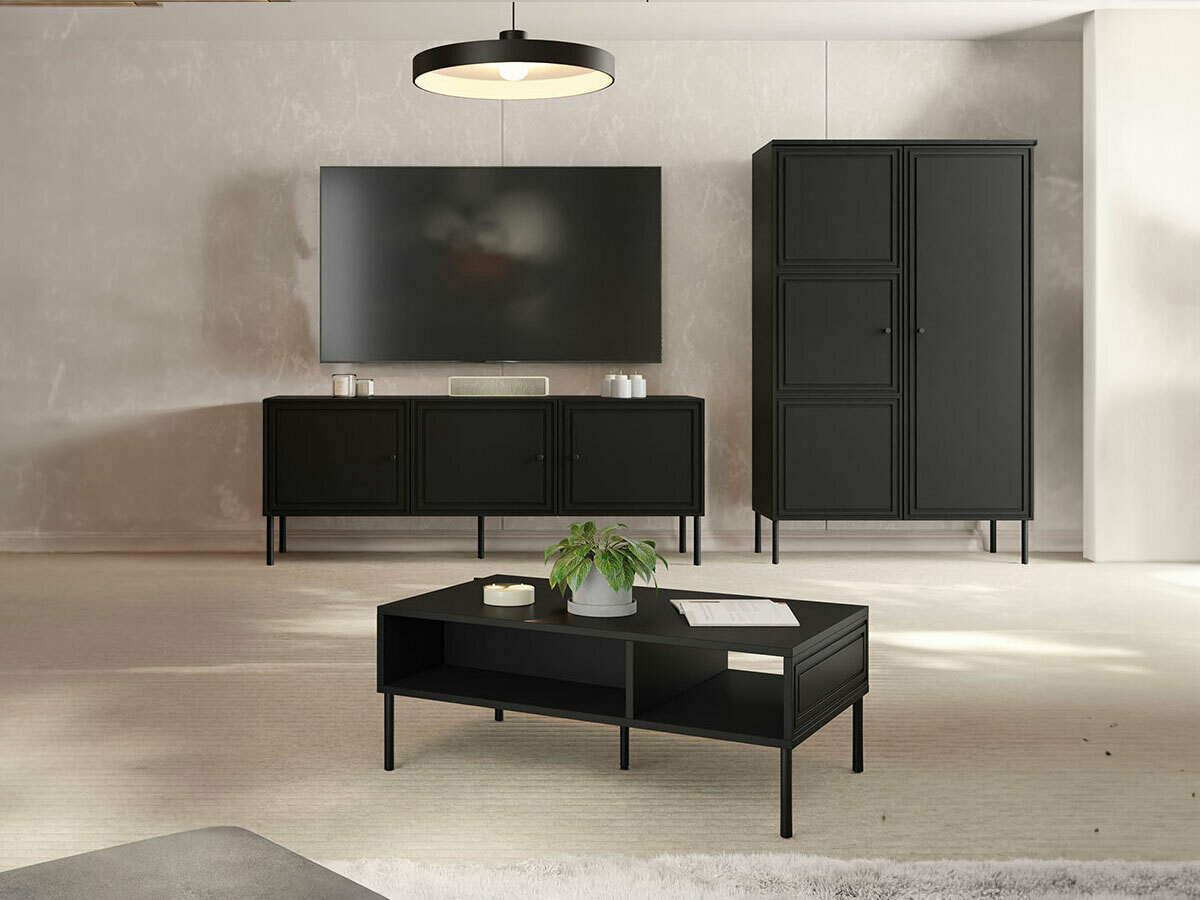 Svetainės komplektas Celra (Juoda)