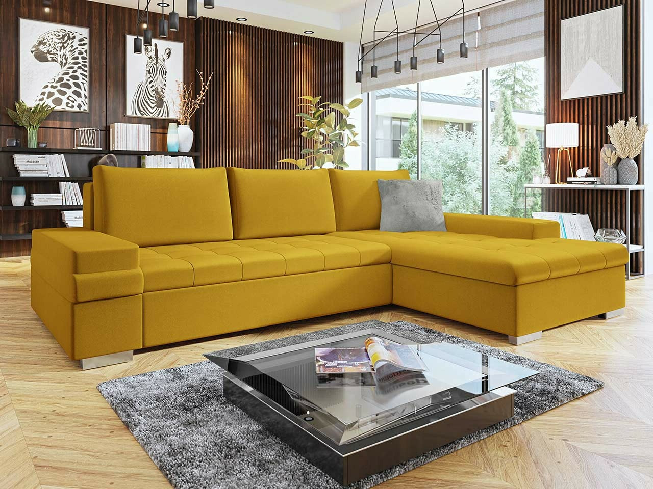 Minkštas kampas Comfivo Olivetum III (Otusso 14 + Sorriso 04)