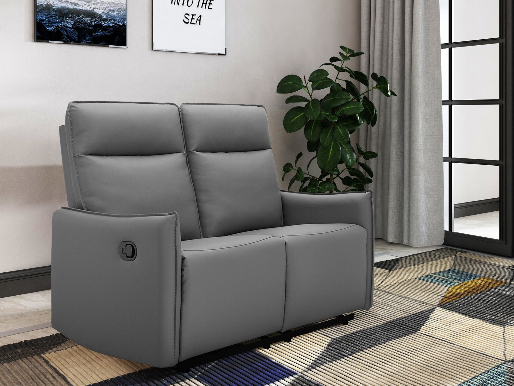 Sofa reglaineris Tulsa 645 (Pilka)
