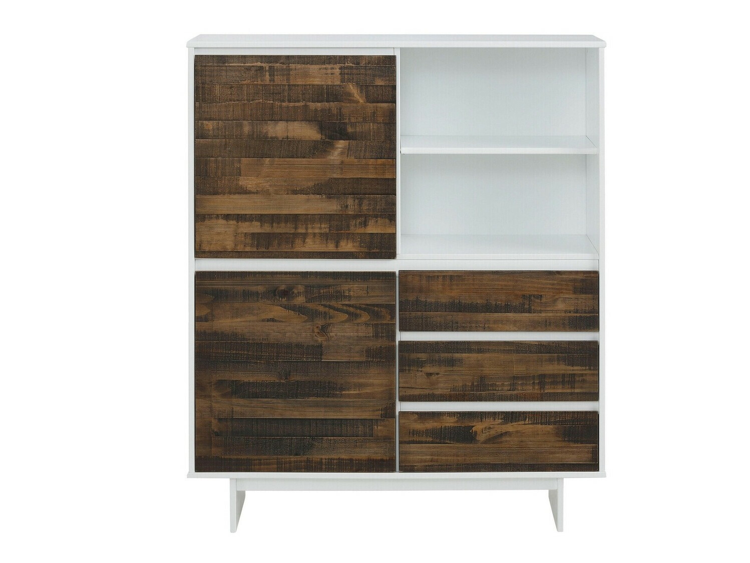 Komoda Denton 213 (Balta + Ruda)